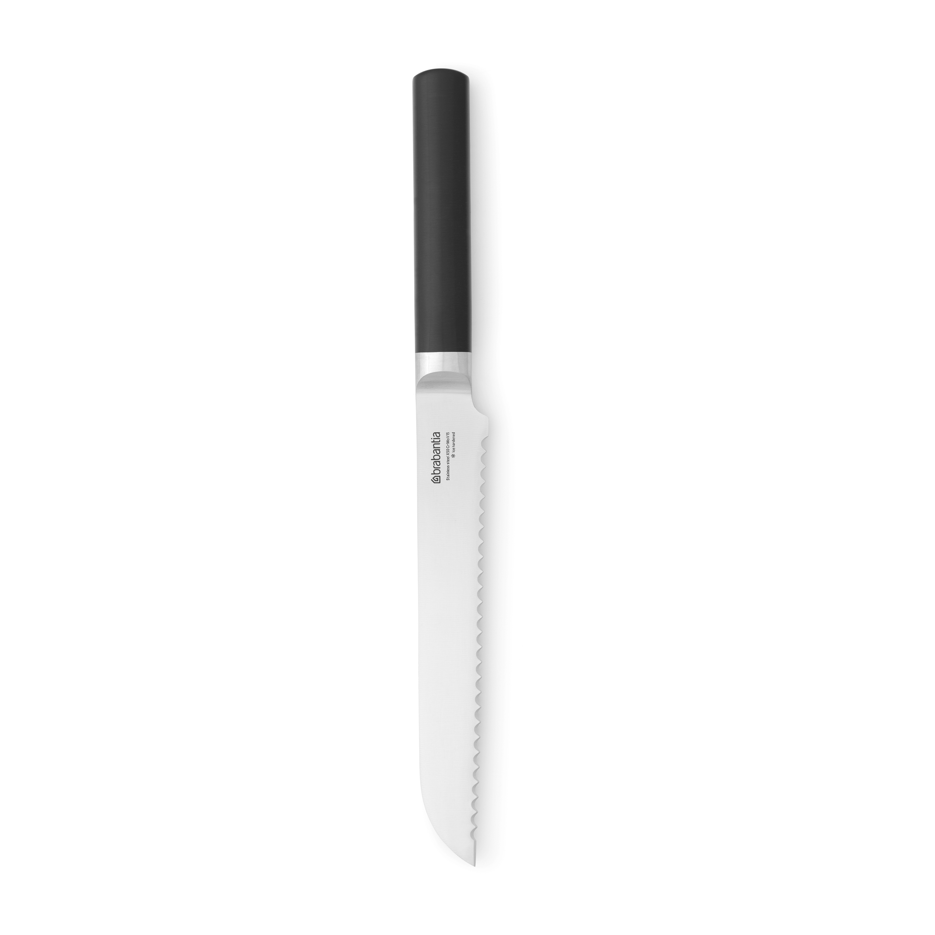 Cuchillo de pan Profile 35 cm.jt{font-size:18px}negro-acero inoxidable