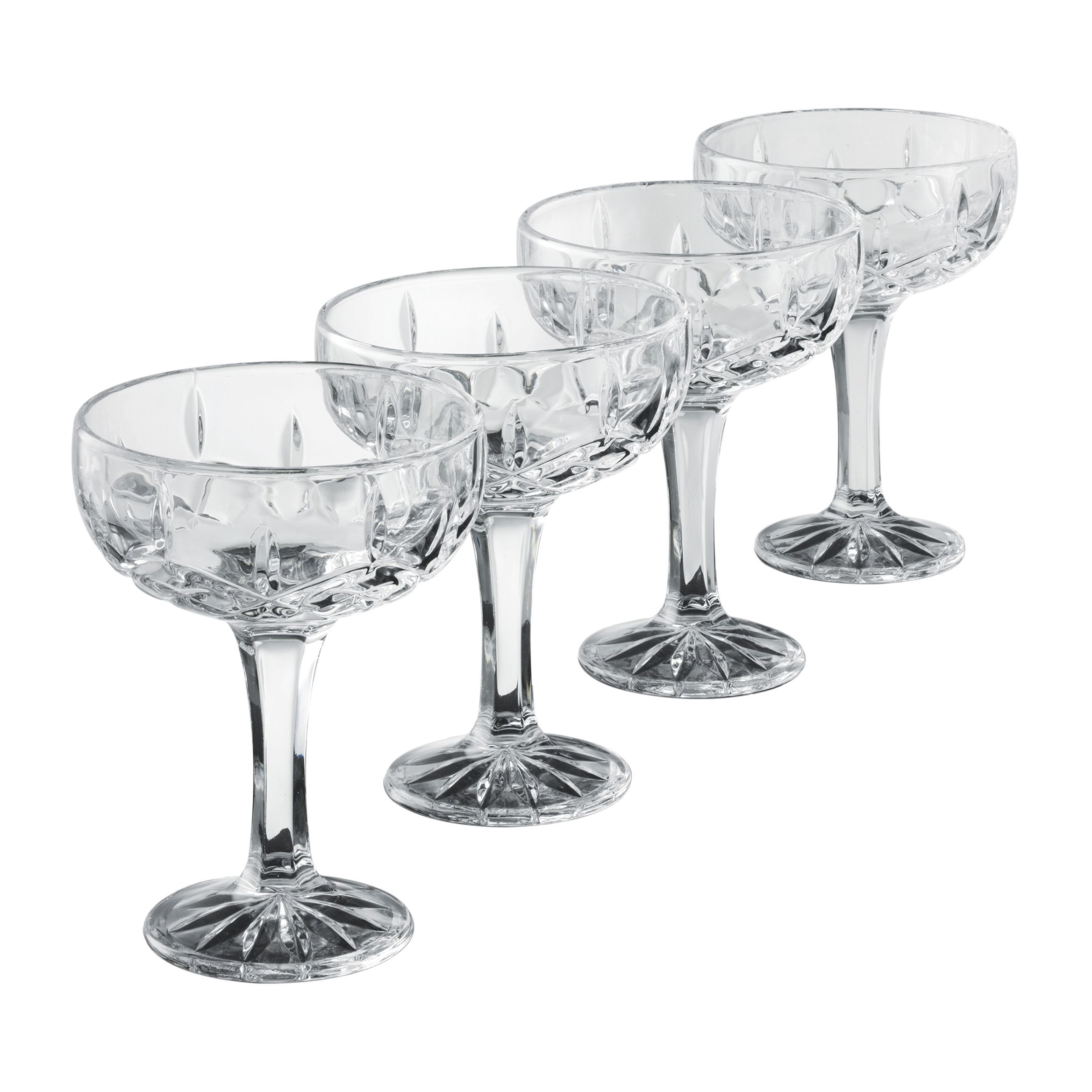 Copa de champán Harvey 25 cl set de 4.ju{font-size:18px}transparente