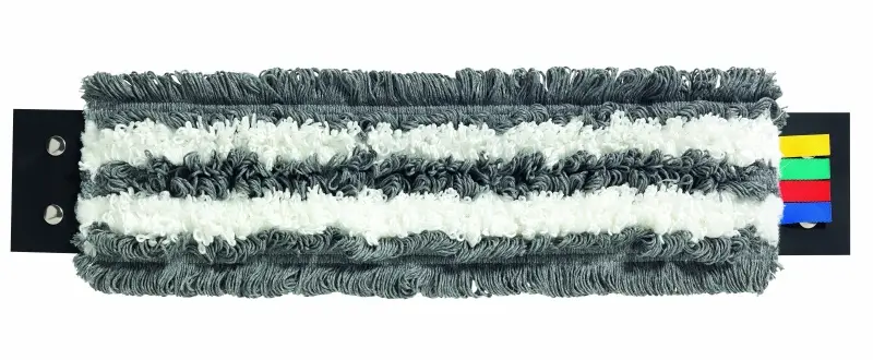 Frange El Paroll Microfibre Gris/Blanche 45Cm