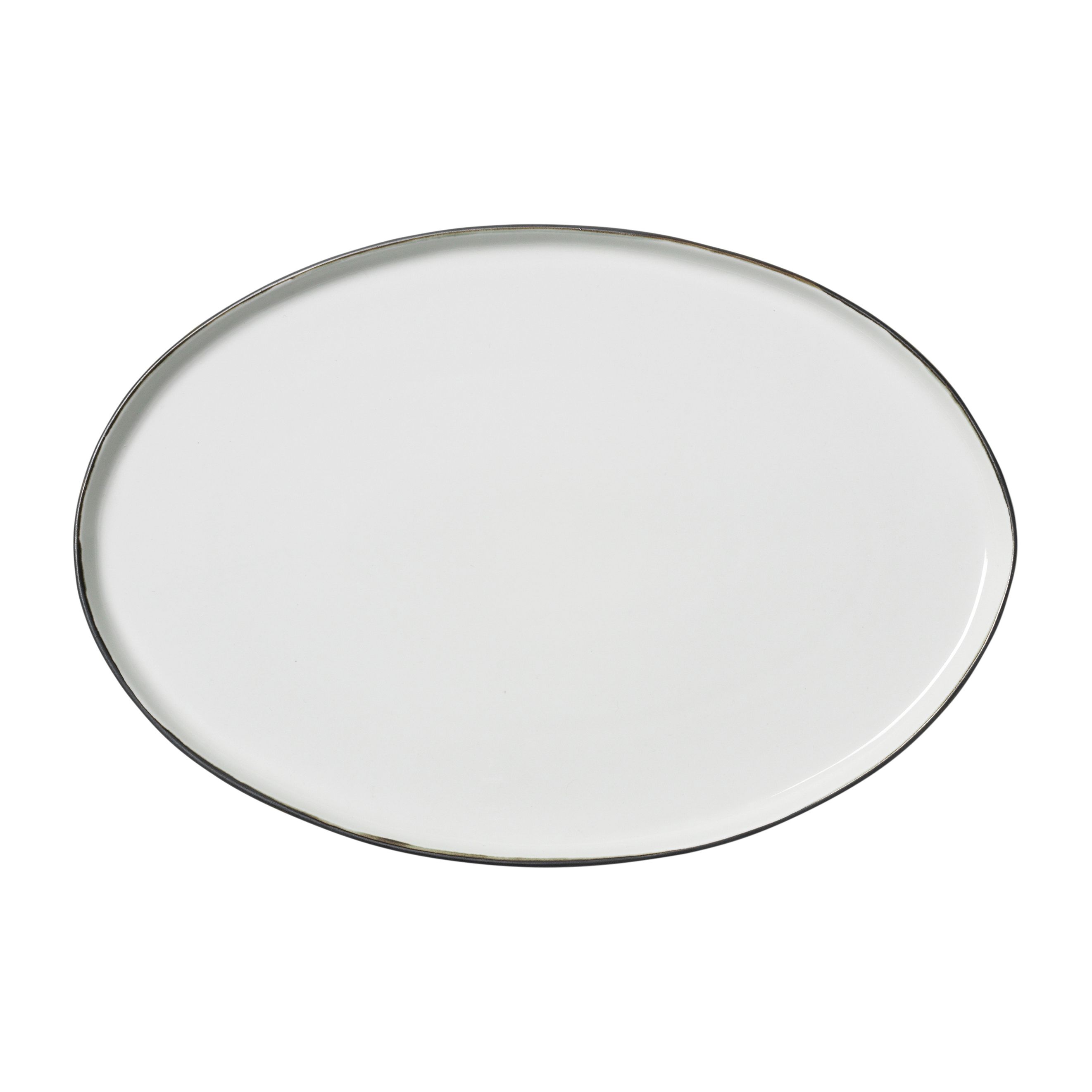 Plato ovalado Esrum 26,5×39 cm.jp{font-size:18px}Ivory-grey