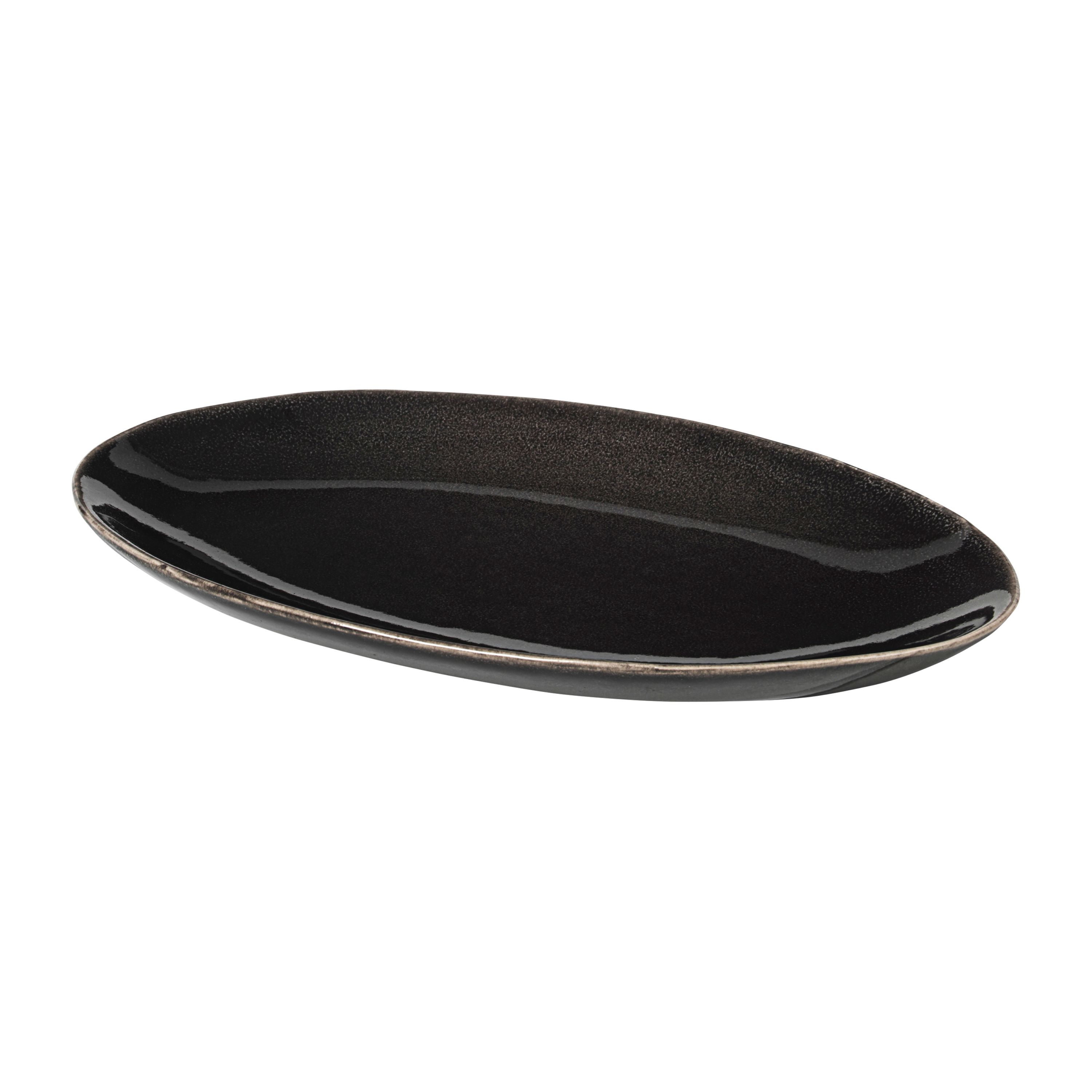 Plato ovalado Nordic Coal.iy{font-size:18px}13,6×22 cm