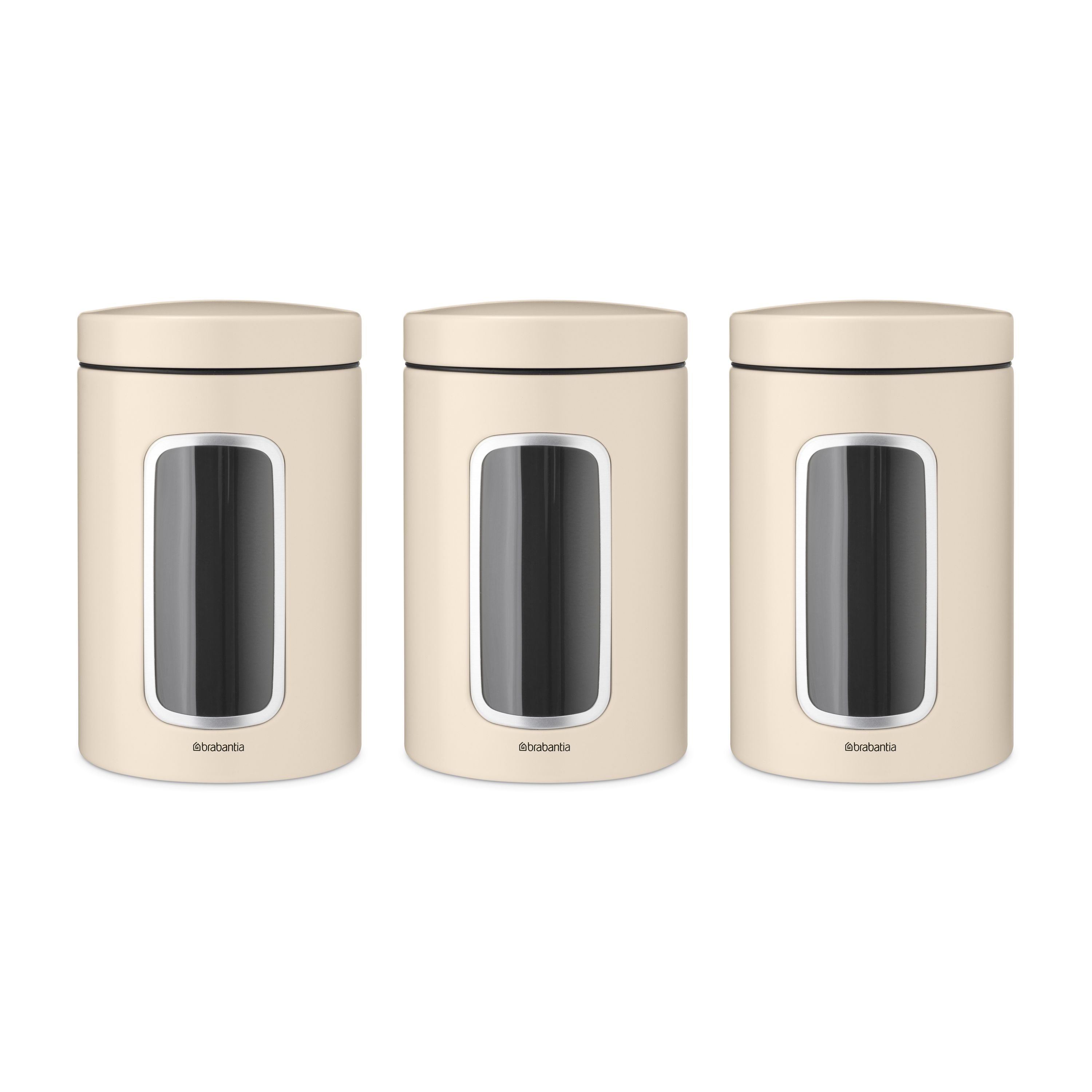 Set de 3 botes Brabantia 1,4 L.jq{font-size:18px}Soft beige