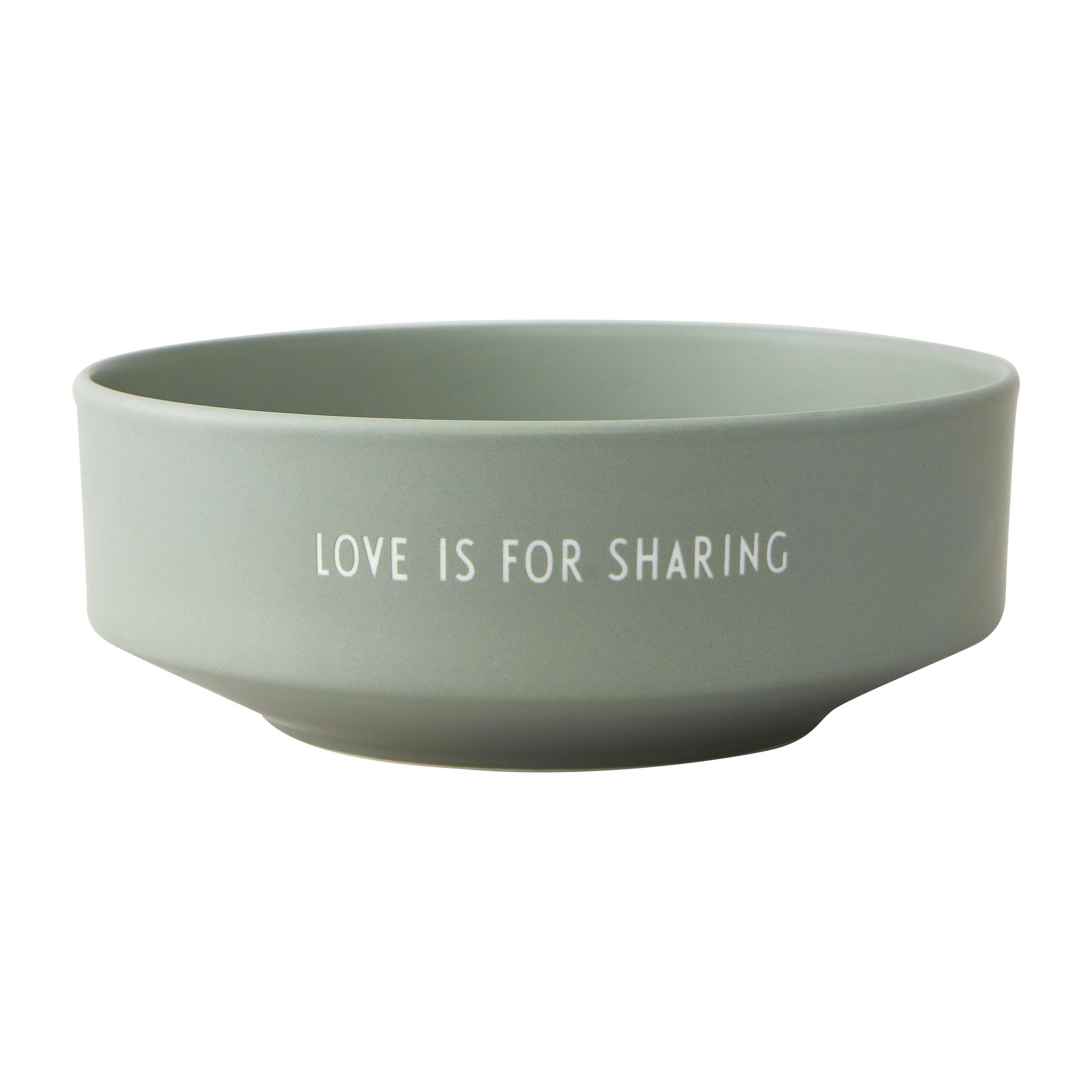 Bol favorito Design Letters medium Ø17,5 cm.jr{font-size:18px}Green
