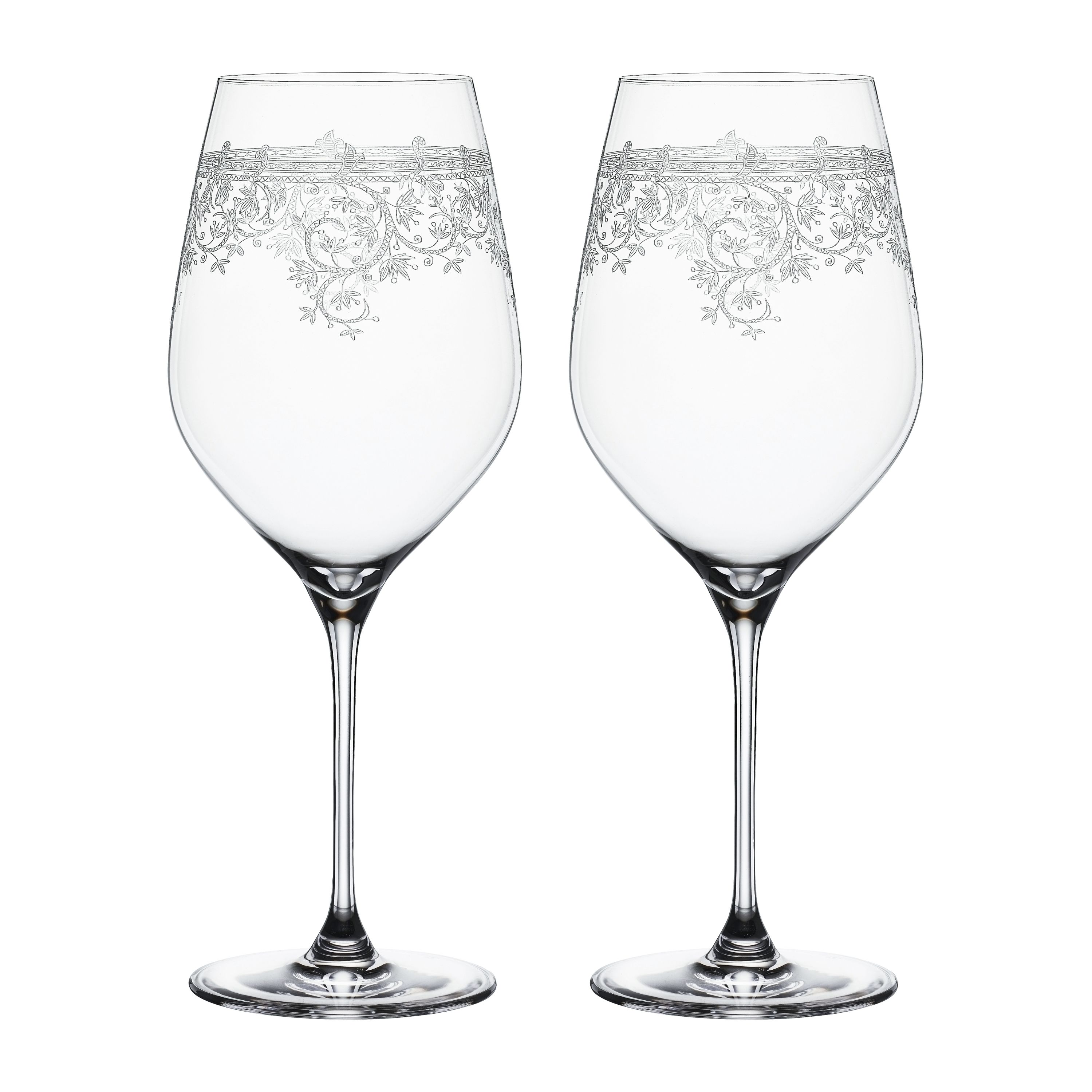 2 Copas de vino tinto Bordeaux Arabesque 81 cl.jo{font-size:18px}transparente