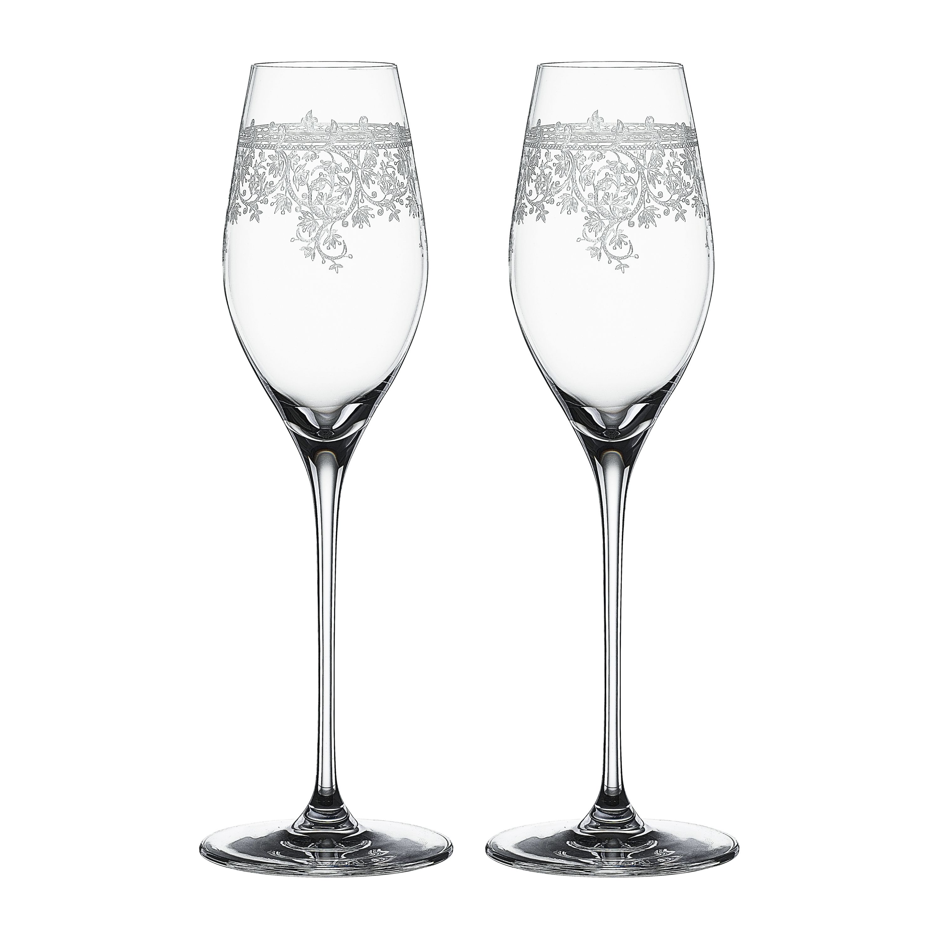 2 Copas de champagne Arabesque 30 cl.js{font-size:18px}transparente