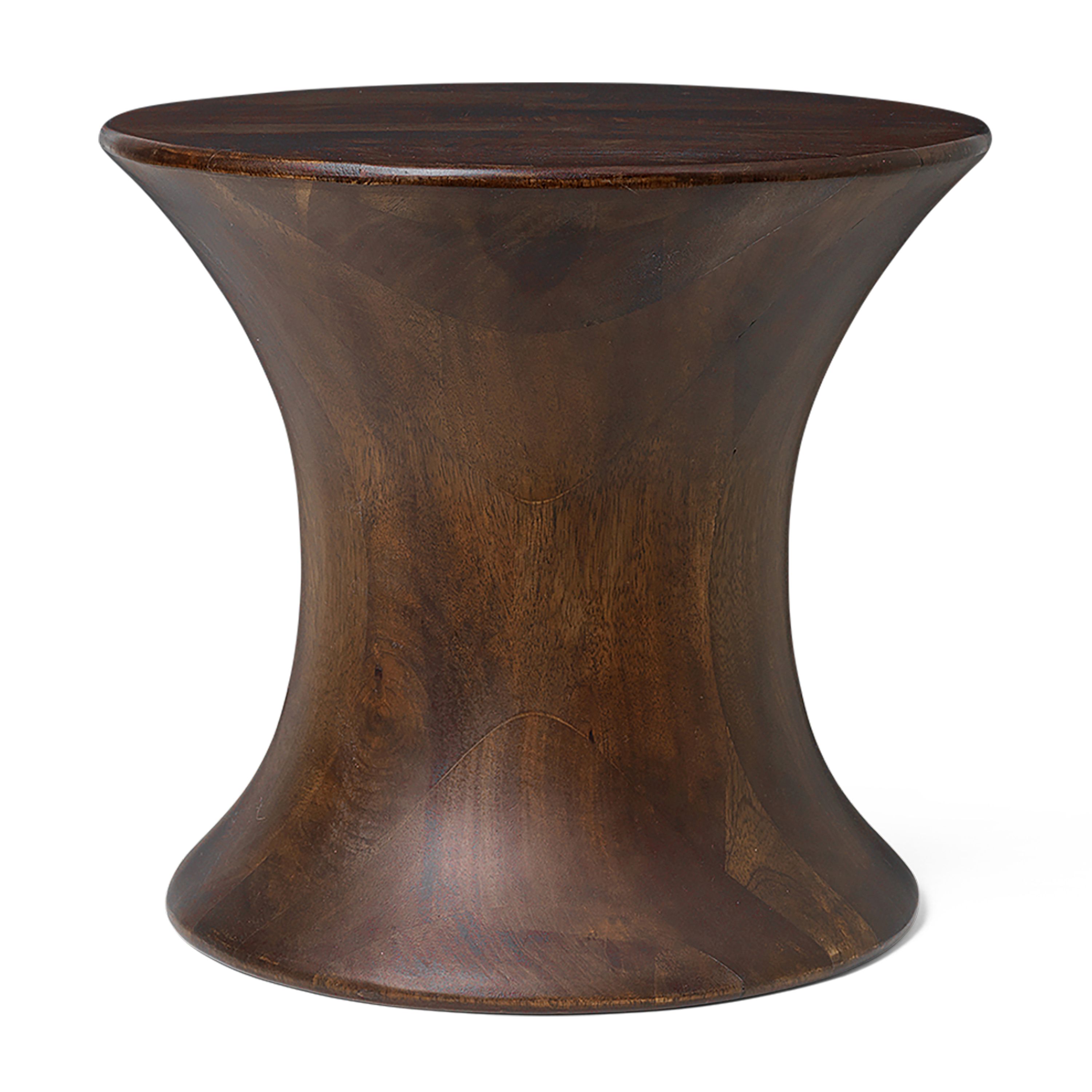 Taburete Spin 30 cm.jq{font-size:18px}madera de mango