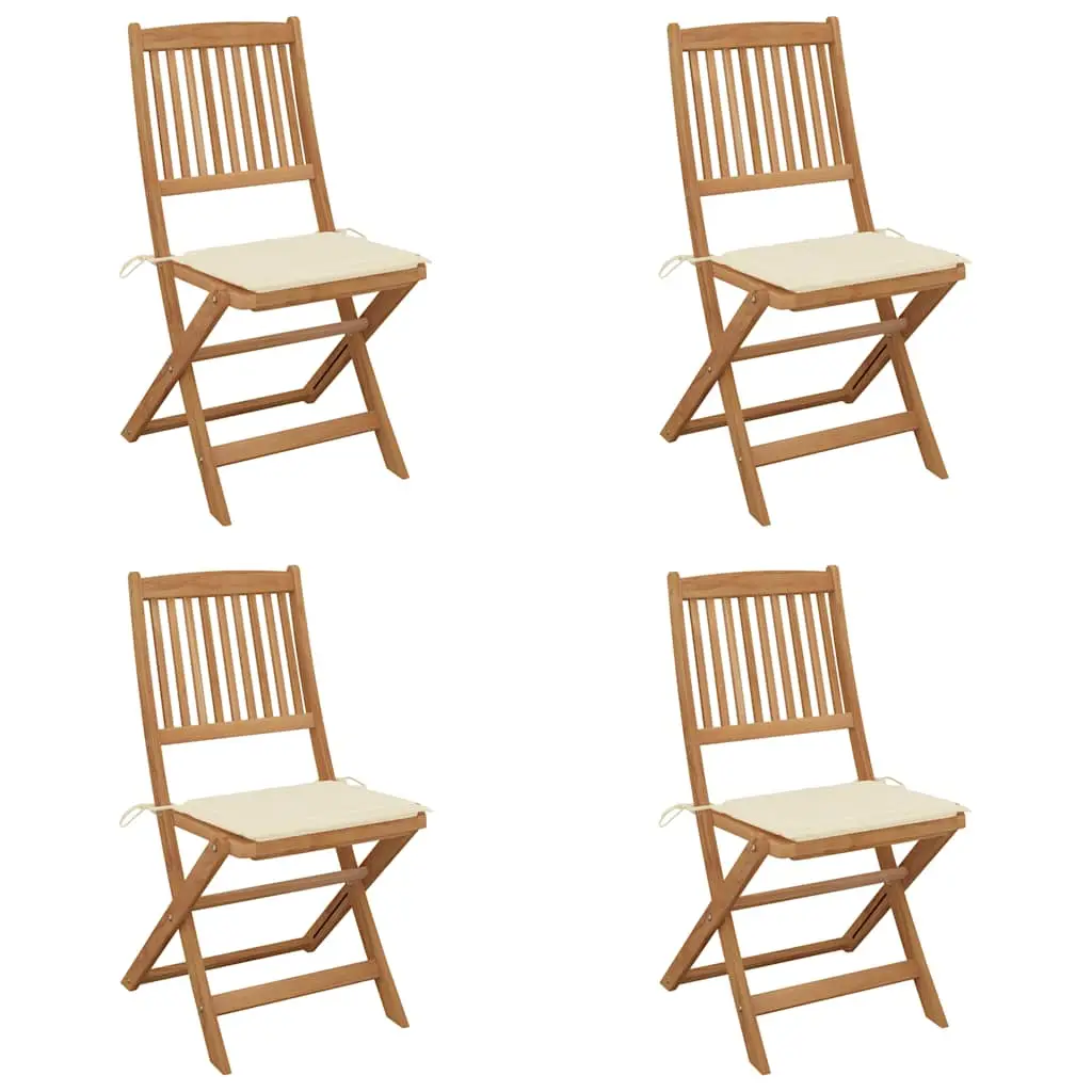 Lot de 4 Chaise bois composite Bellavary Crème 48,5 X 57 X 91 cm – P87209C