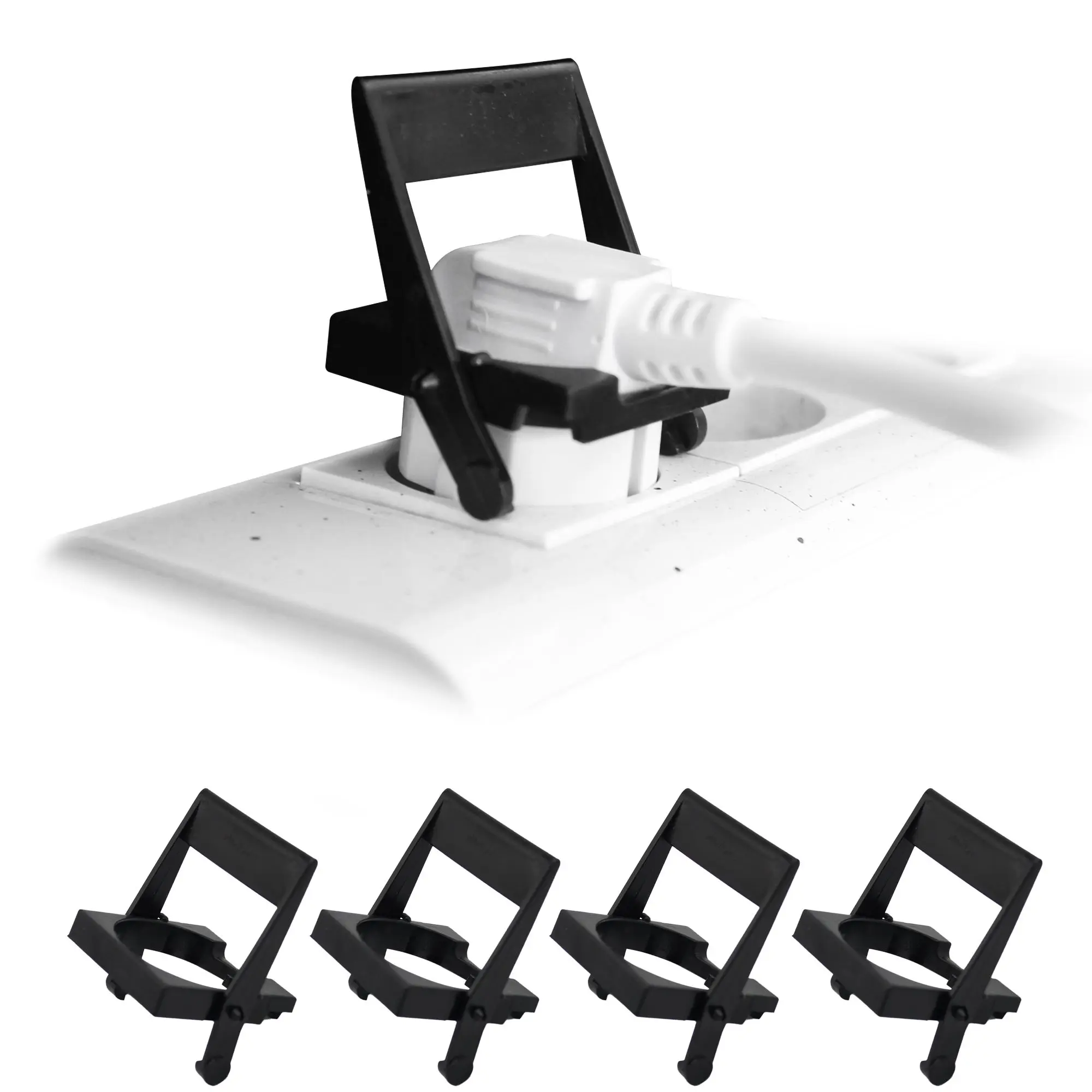 Lot de 4 Débranche Prise Murale – Débrancher Facilement vos Prises Electriques