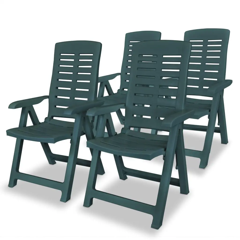 Lot de 4 Chaise bois composite Ballymalis Vert 60 X 61 X 108 cm – P87209V
