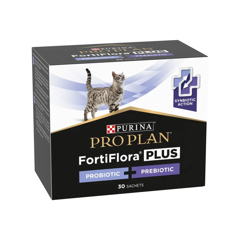 Fortiflora Plus Chat Probiotiques + Prébiotiques Chat