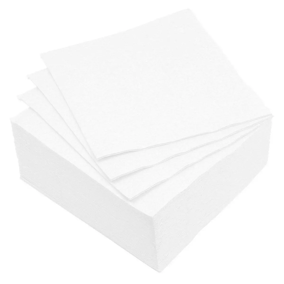 Lot de 40 Serviettes en Papier «Vitamine» 25x25cm Blanc