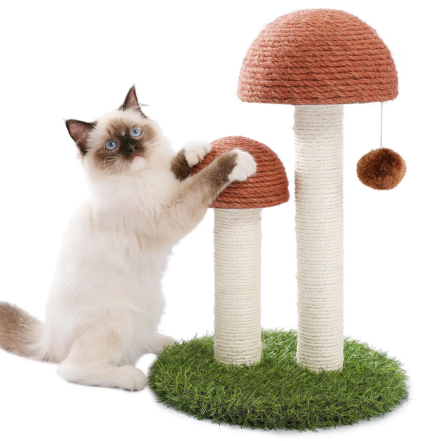Griffoir pour Chat en Forme de Champignon 48 cm PAWZ Road