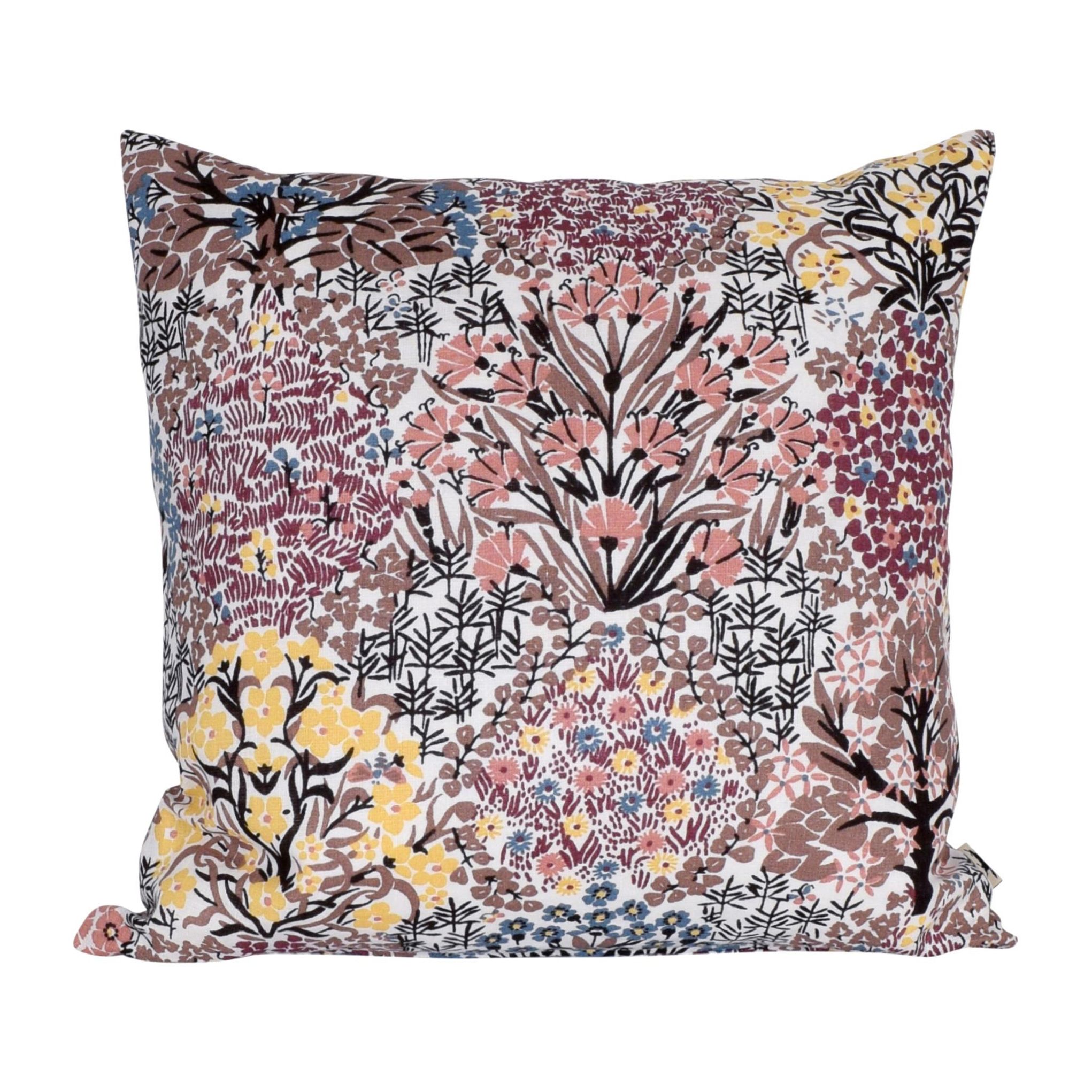 Funda de cojín Botanic Garden 50×50 cm.jp{font-size:18px}Rosa-marrón