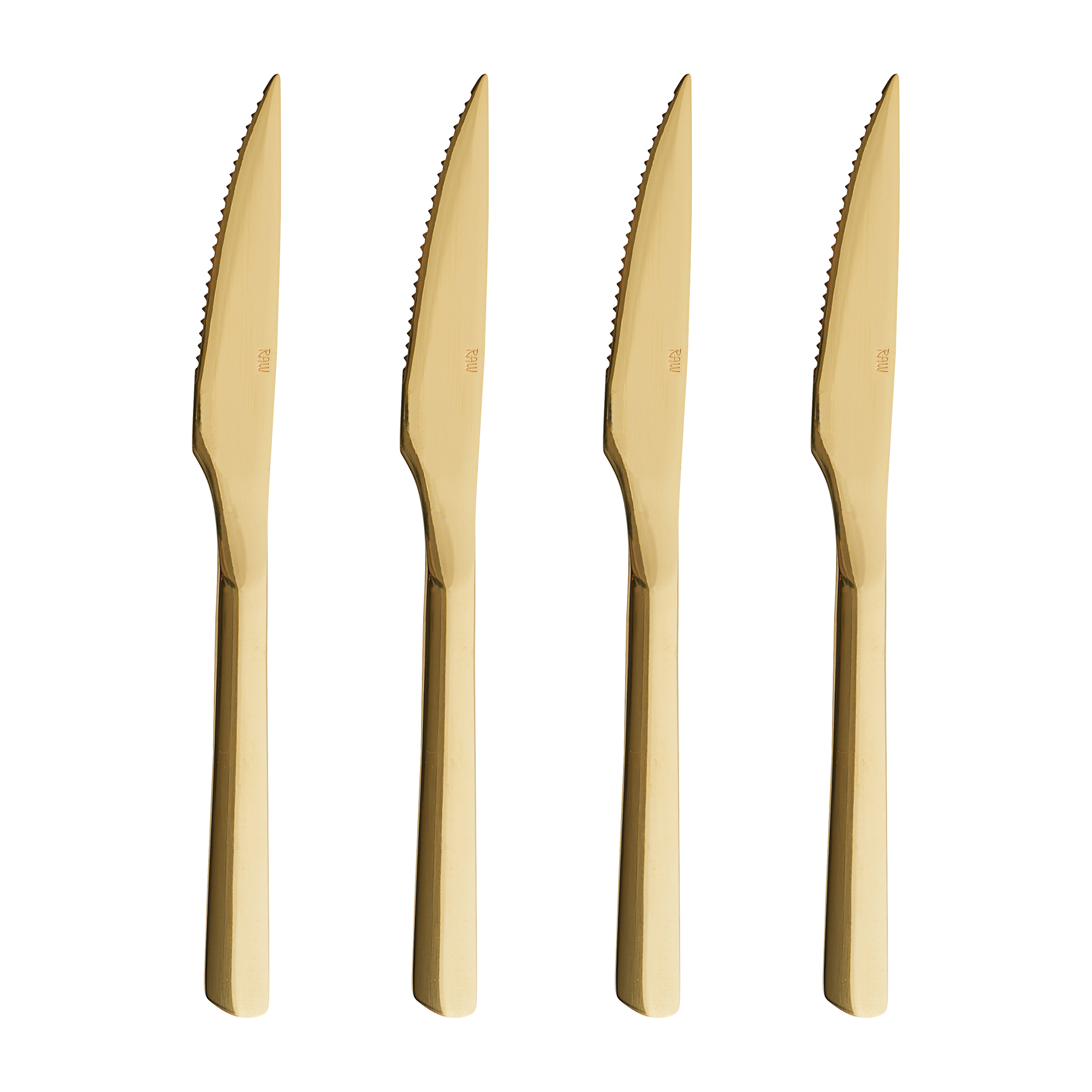 4 Cuchillos de carne Raw.jp{font-size:18px}Dorado