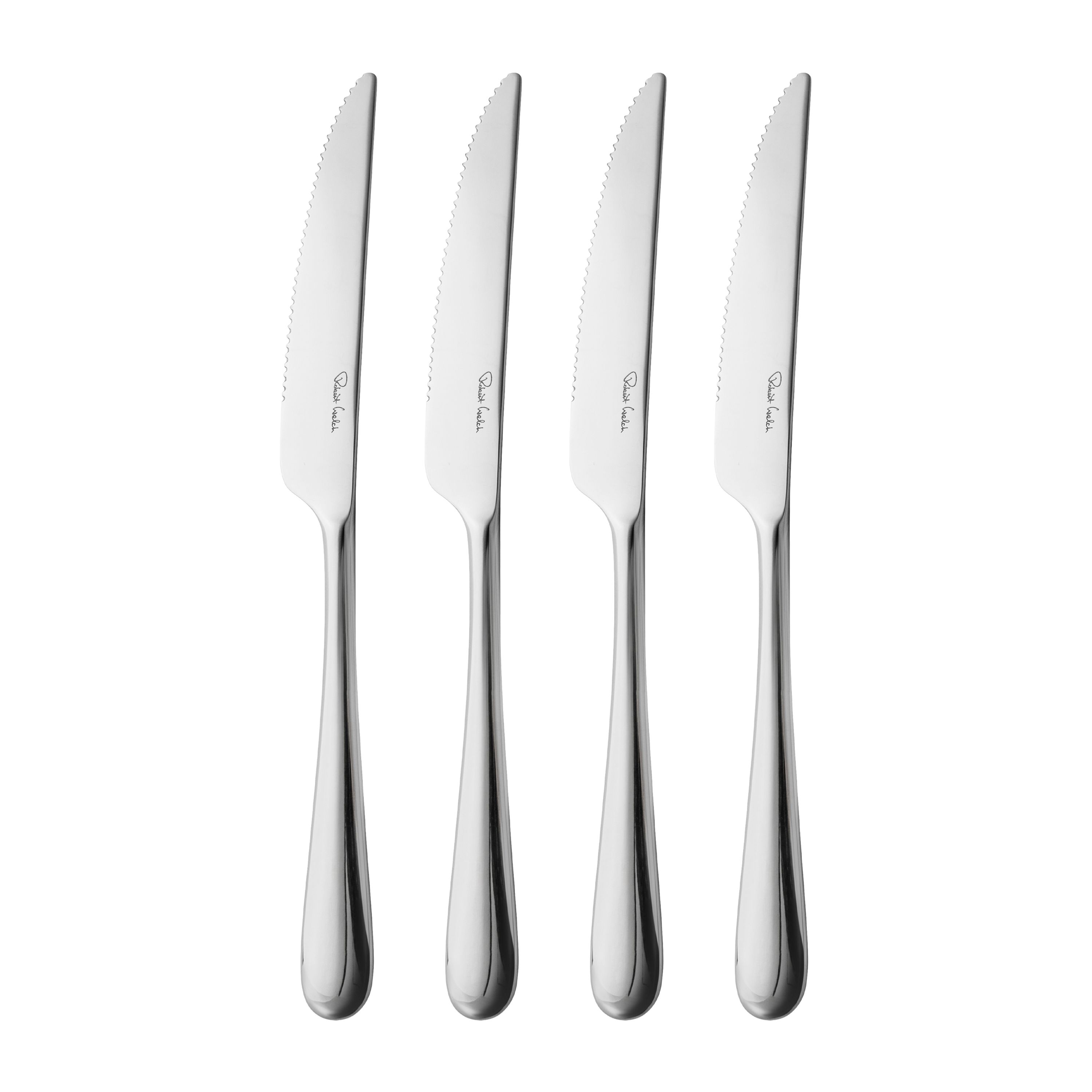 4 Cuchillos de carne Kingham Bright.jq{font-size:18px}acero inoxidable