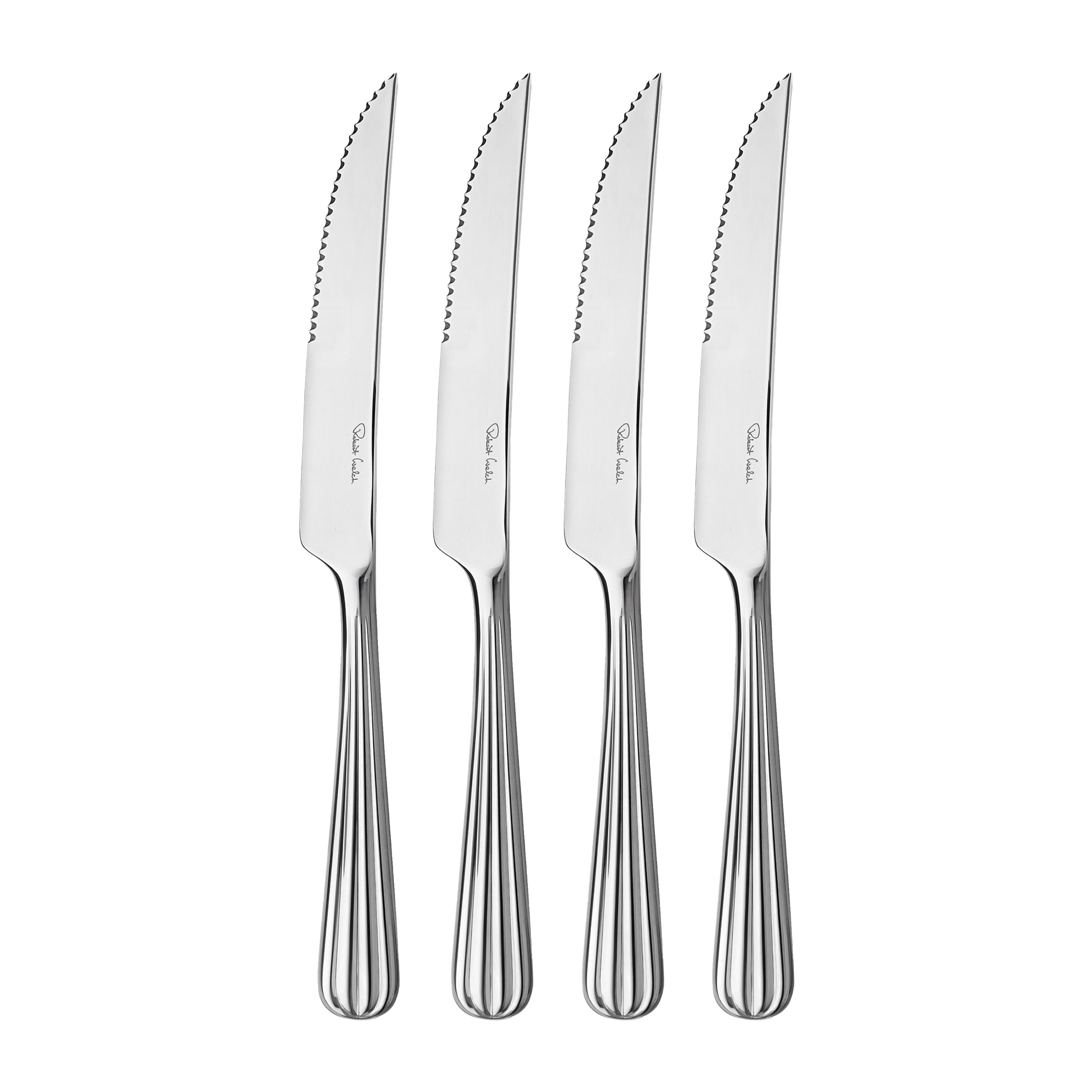 4 Cuchillos de carne Palm Bright.jr{font-size:18px}acero inoxidable