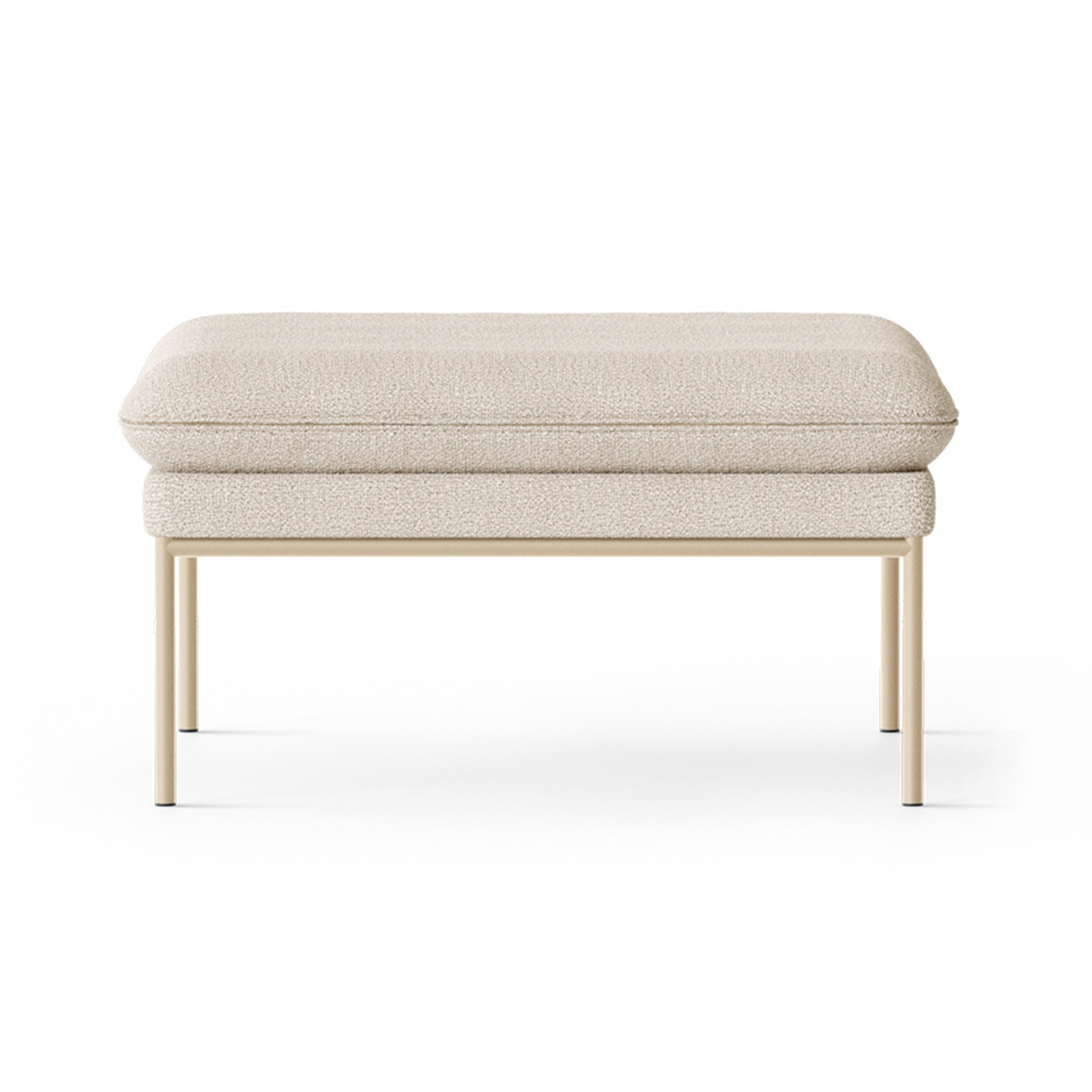Asiento puffTurn pouf.iy{font-size:18px}Cashmere bouclé offwhite