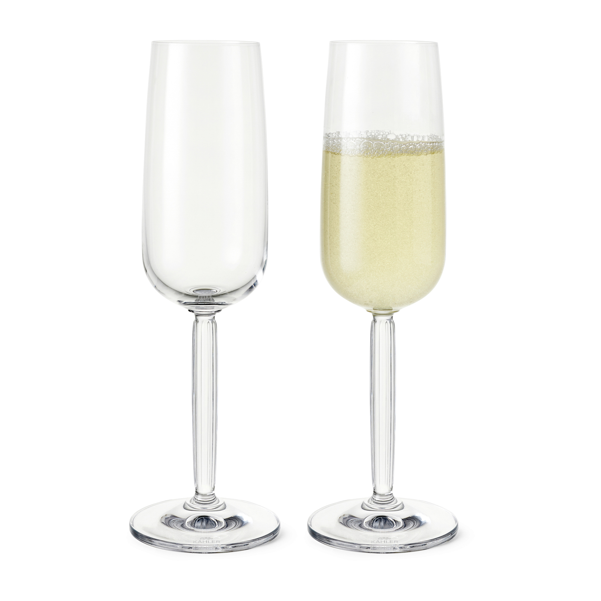 2 Copas de champagne Hammershøi 24 cl.jv{font-size:18px}transparente