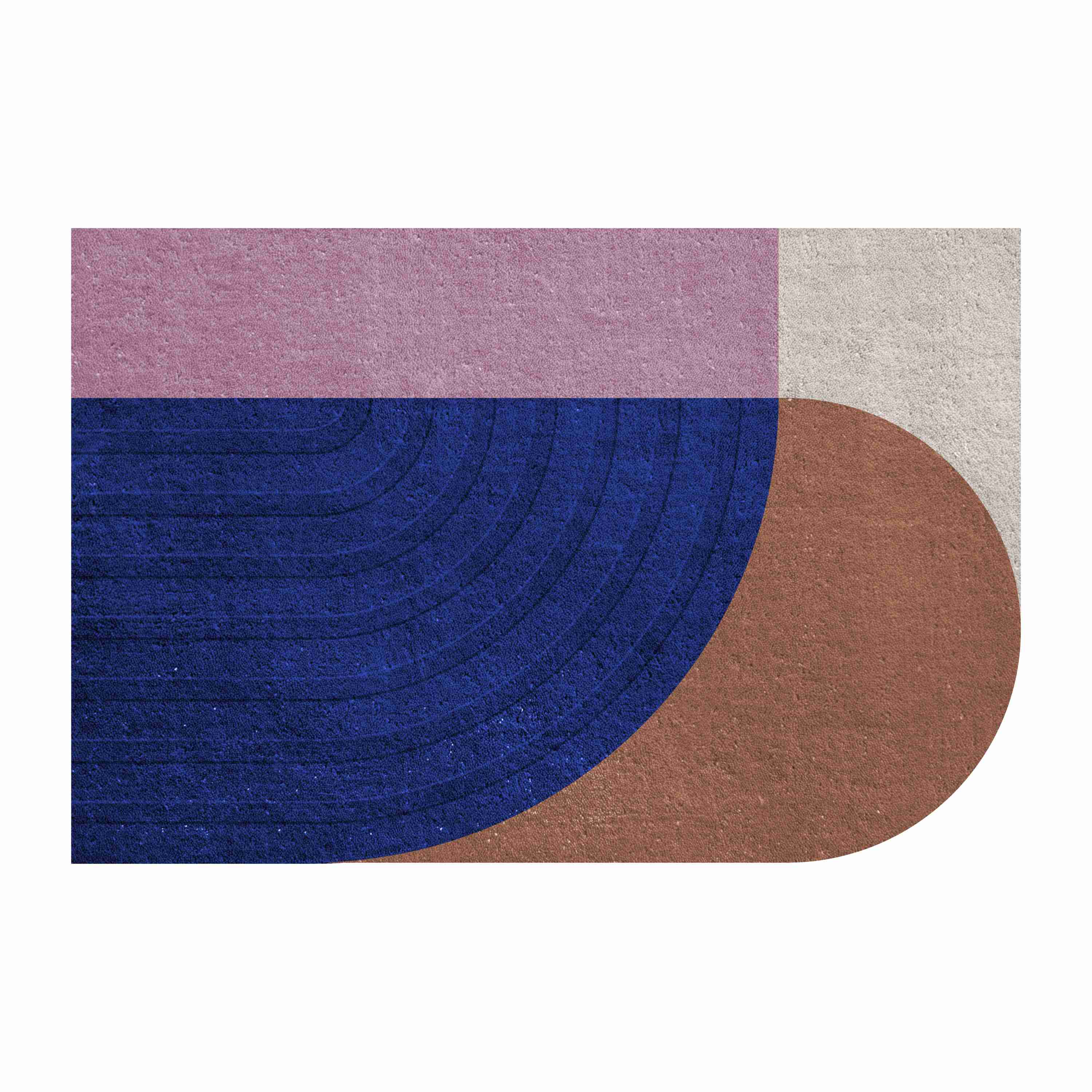 Felpudo Follow The Trace.iy{font-size:18px}Blue, 60×90 cm