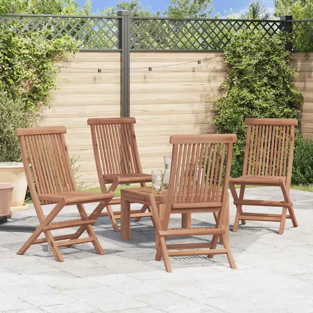 Lot de 4 Chaise bois composite Ballitore Naturel 47 X 60 X 89 cm – P87209N