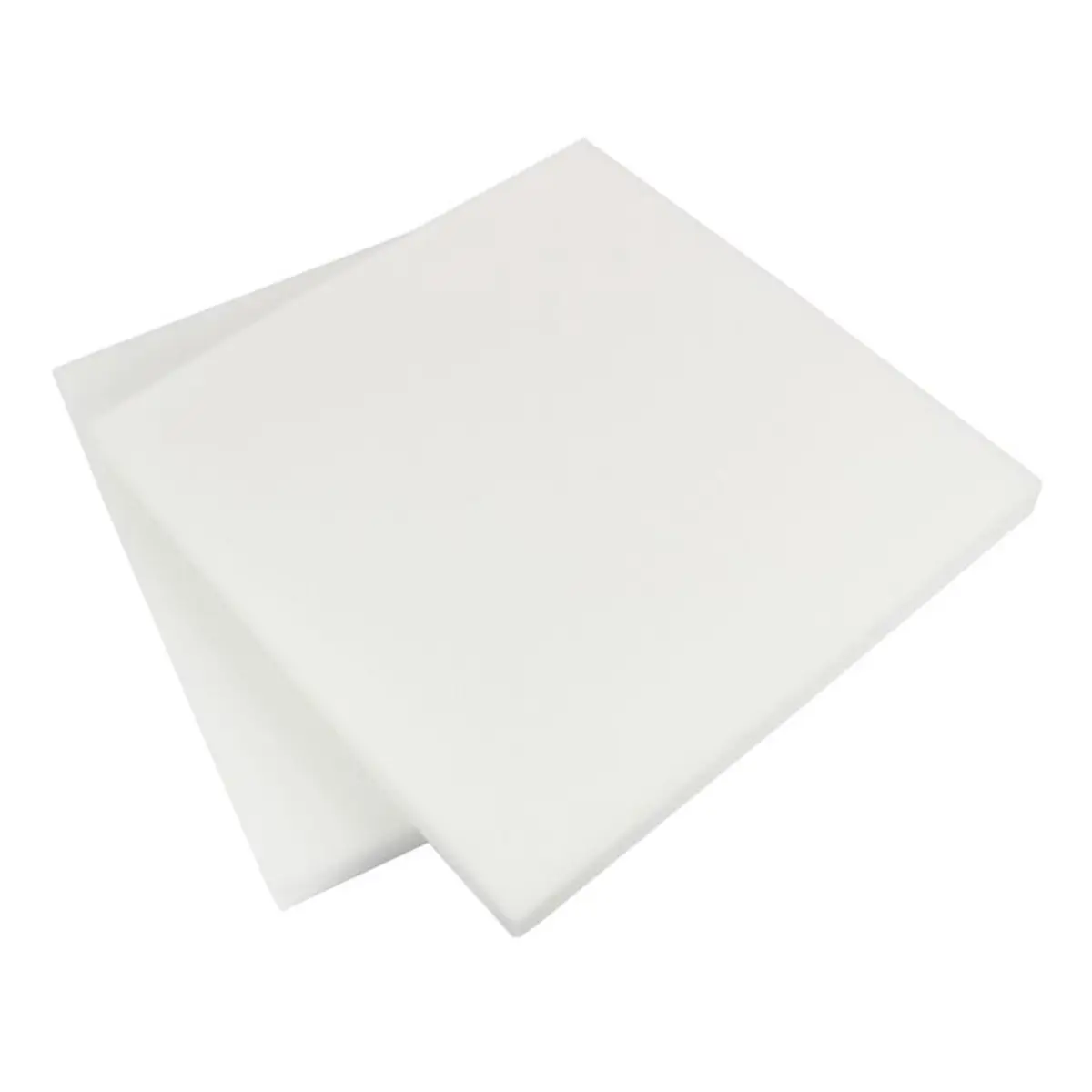 Lot de 2 Galettes de Chaise «Mousse» 40x40cm Blanc