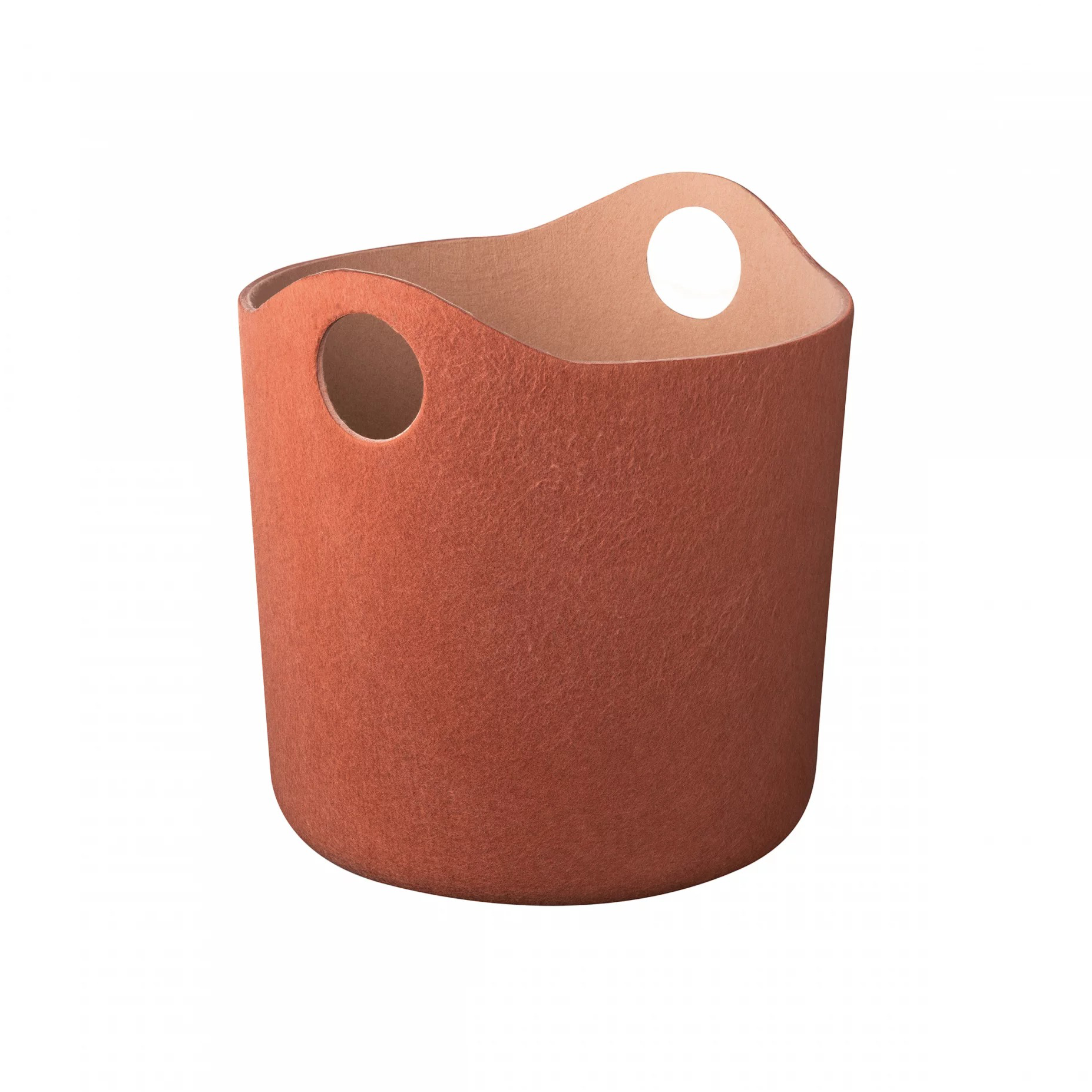 Cesta de almacenaje Tiggy fieltro M Ø42,5 cm.iy{font-size:18px}Rustic brown-tan