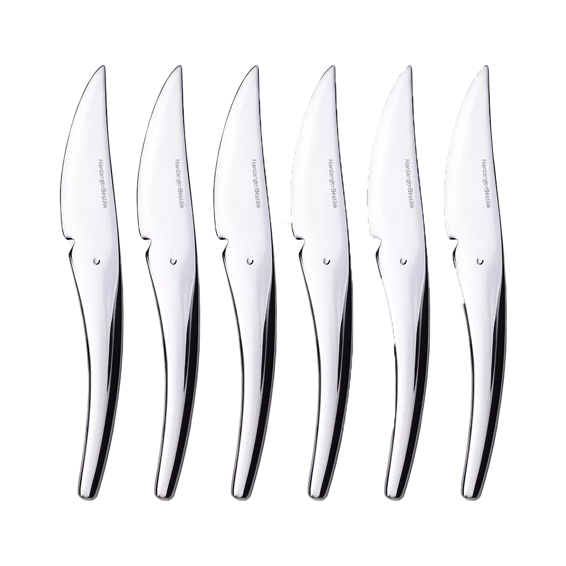 6 Cuchillos para fruta Hardanger.jo{font-size:18px}Acero inoxidable
