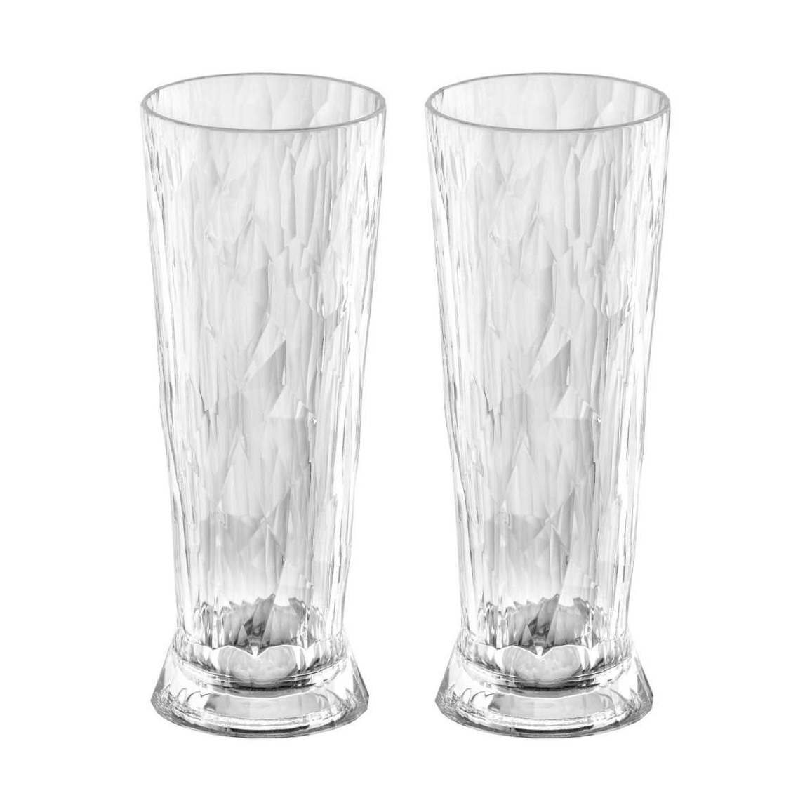 2 Copas de cerveza Club No. 11 plástico 50 cl.iy{font-size:18px}Cristal transparente