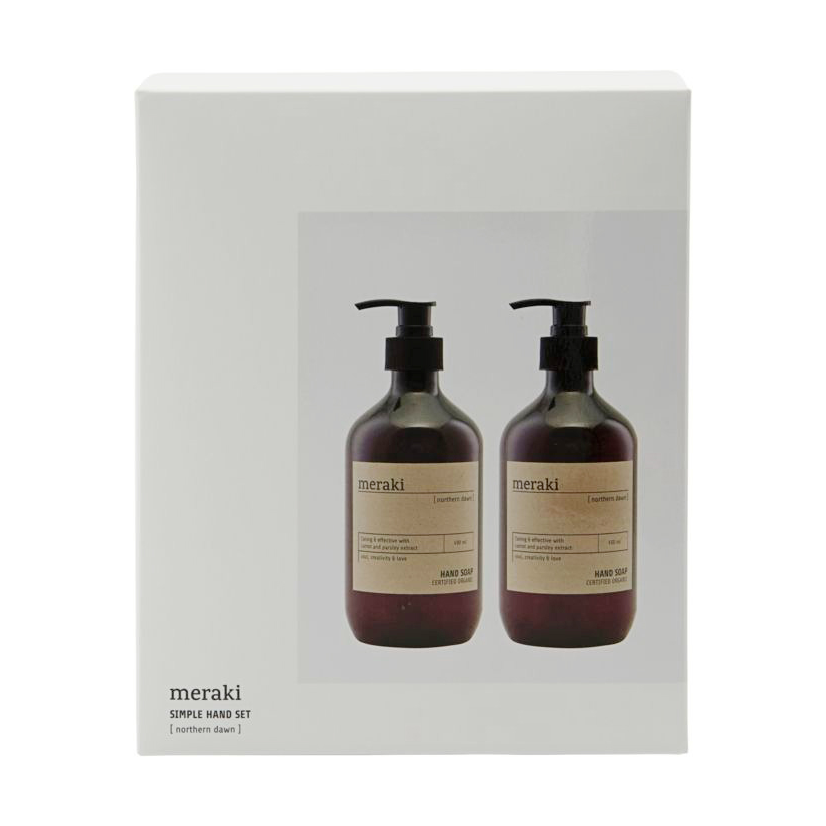 Set de regalo Meraki con 2 jabones de manos de 490 ml.jq{font-size:18px}Northern dawn