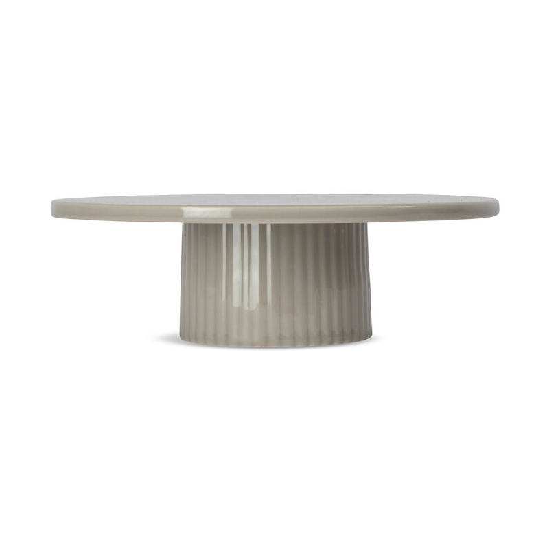 Plato de tarta Flora Ø25,5 cm.jr{font-size:18px}Beige