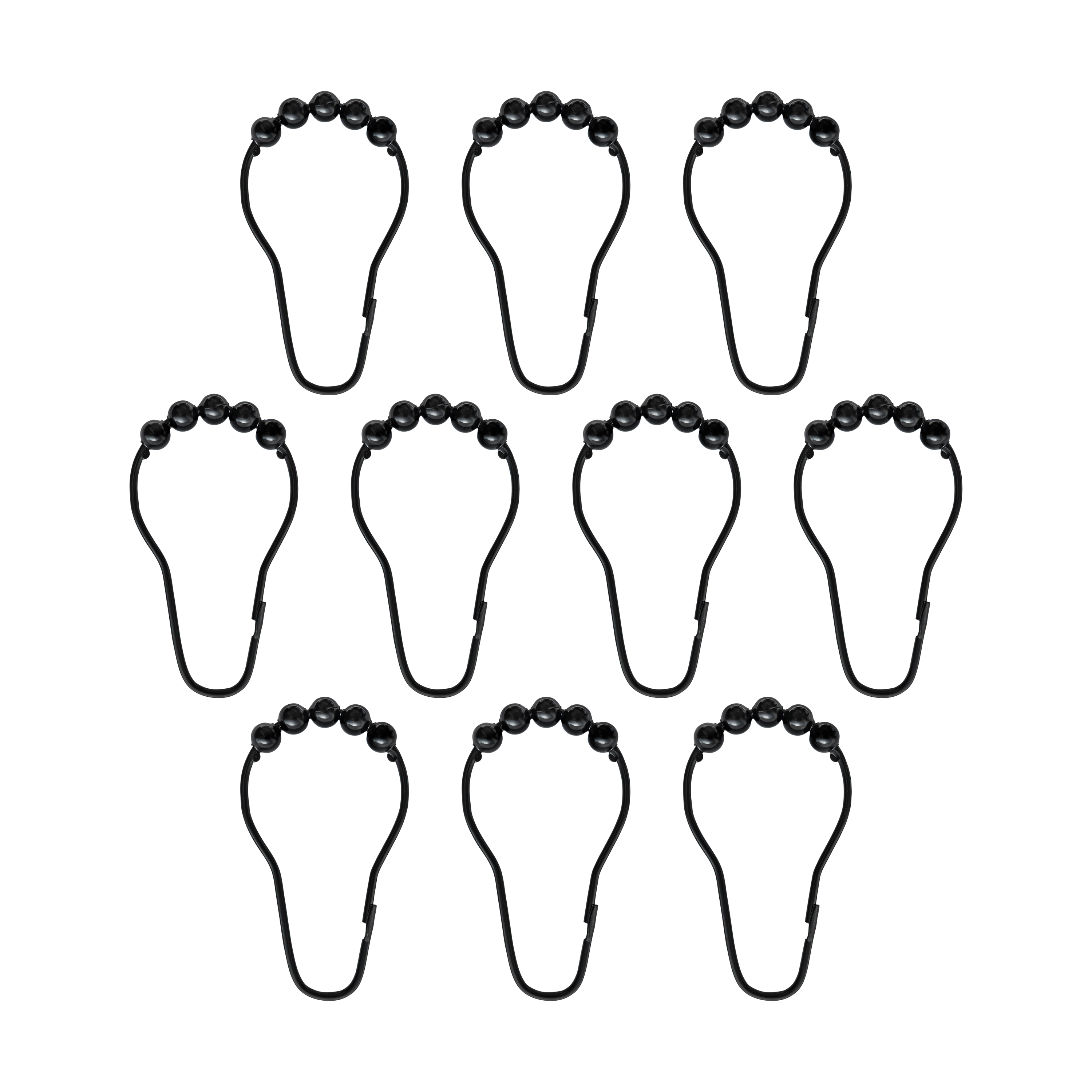 10 Ganchos Aqua para cortina de ducha.jq{font-size:18px}Negro