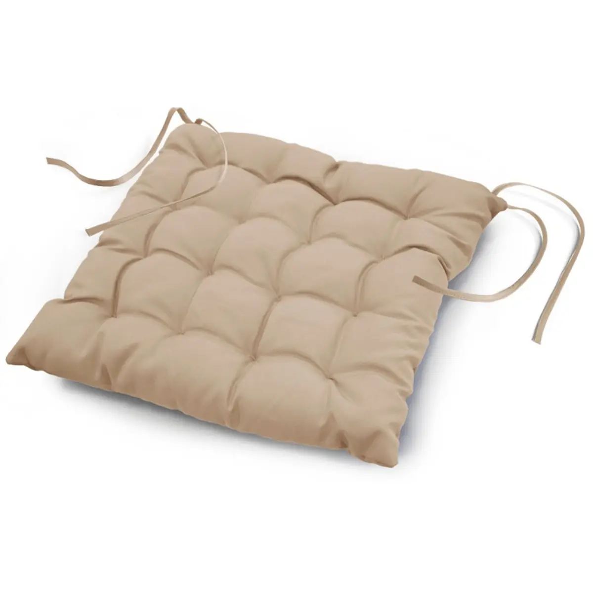 Galette de Chaise Matelassée «Essentiel» 40x40cm Lin