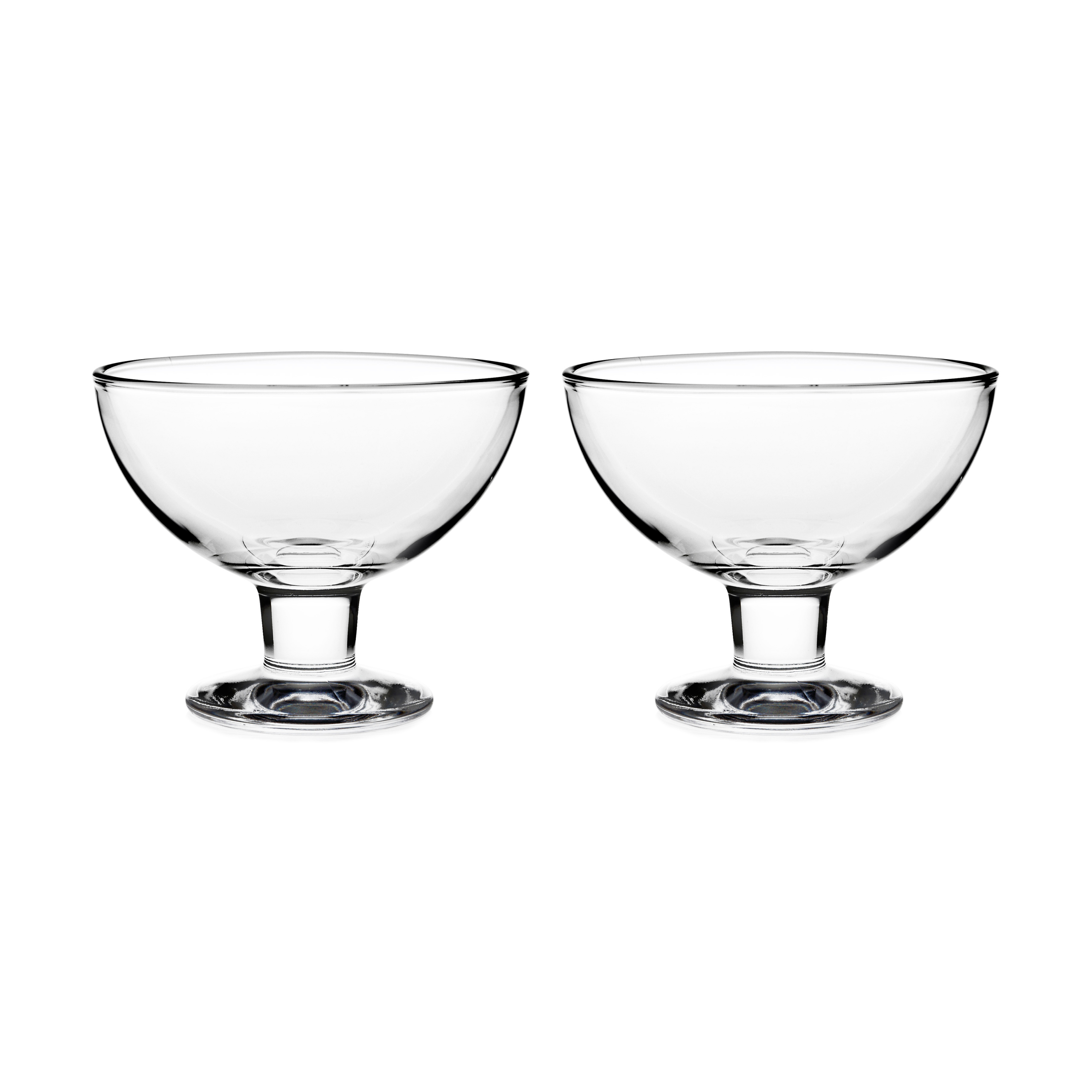 2 Boles con pie Verna 23 cl.iy{font-size:18px}Transparente