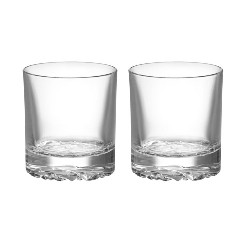 2 Vasos Carat double old fashioned 28 cl.jt{font-size:18px}Transparente