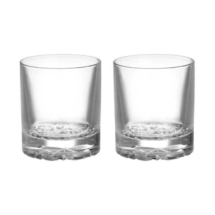 2 Vasos Carat old fashioned 21 cl.jt{font-size:18px}Transparente