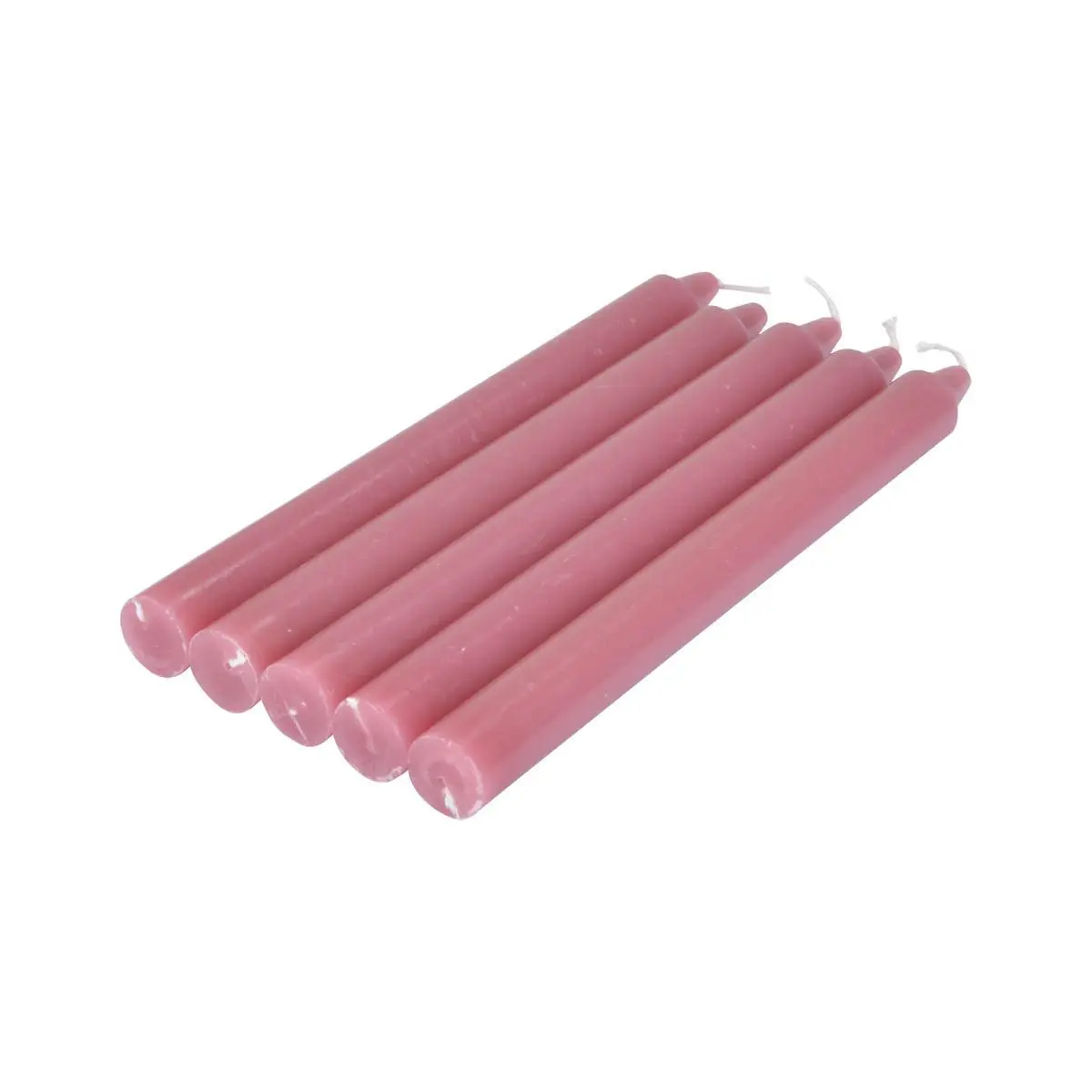 Lot de 5 Bougies Chandelier «Essentiel II» 19cm Rose
