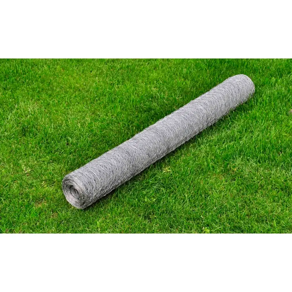 Grillage Souple Élevage Volailles Acier Galva 25×0,75m Maille 13mm – ComfortXL Outdoor Living