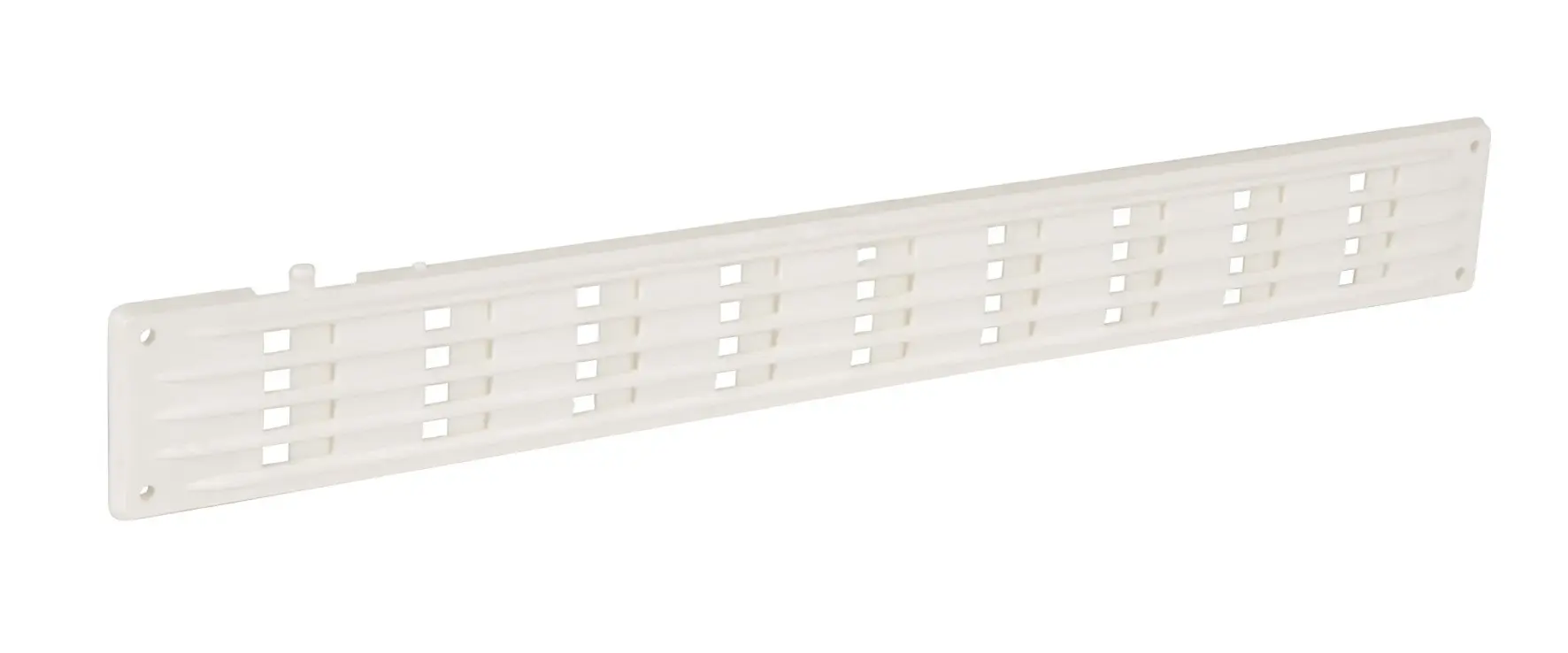 Grille de ventilation en applique rectangulaire plate à fermeture 40x300mm