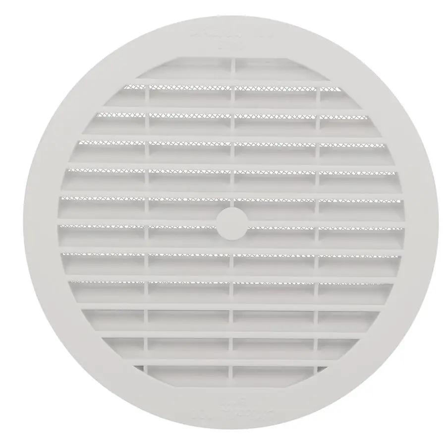 Grille de ventilation ronde 100cm² avec moustiquaire