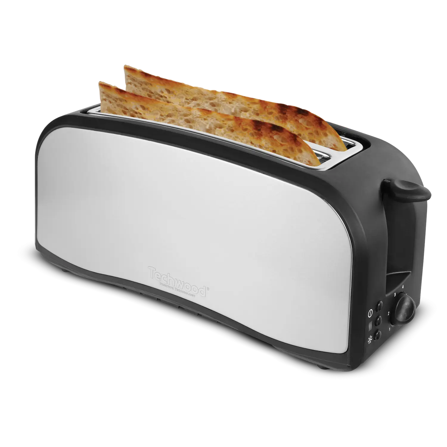 Grille Pain INOX Techwood TGPI