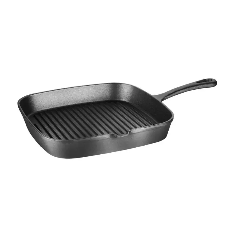 Gril Rainuré Carré 240 mm