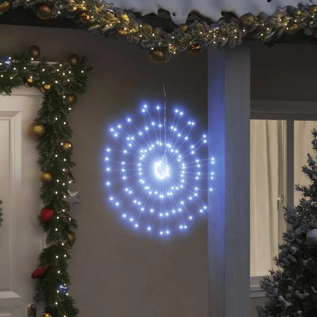 Lot de 4 Étoiles Feu d’Artifice 560 LED Cuivre Déco Noël Blanc Froid 17 cm – ComfortXL Outdoor Living
