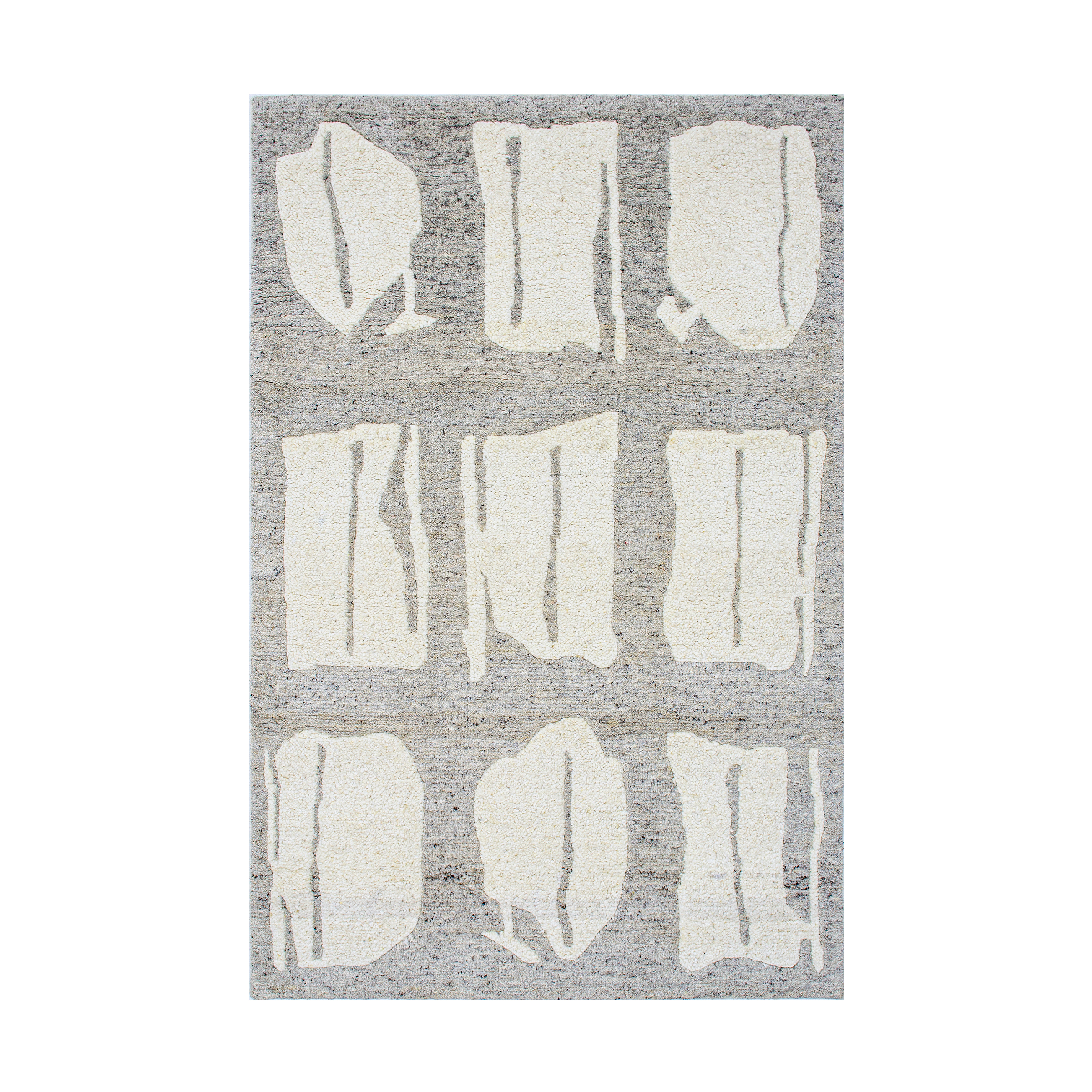 Alfombra de lana Millinge.j3{font-size:18px}Ivory-grey, 170×240 cm