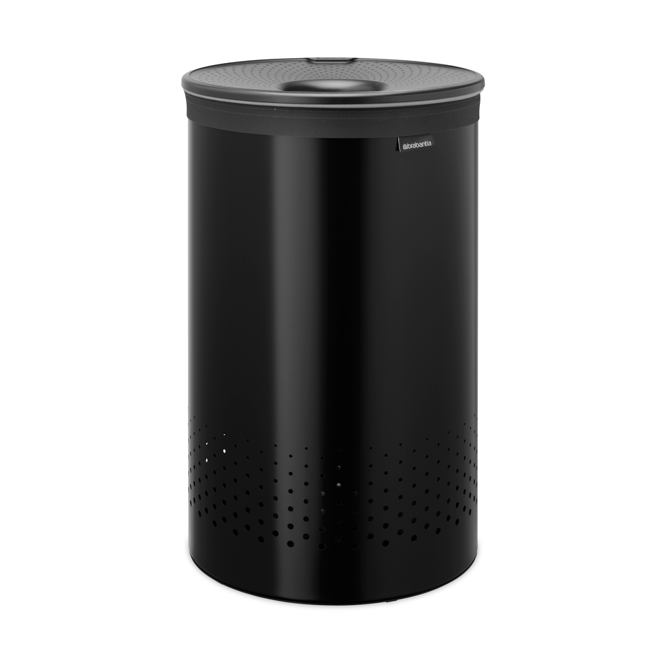 Cesto de lavandería Brabantia tapa de plástico 60 L.jr{font-size:18px}Negro mate