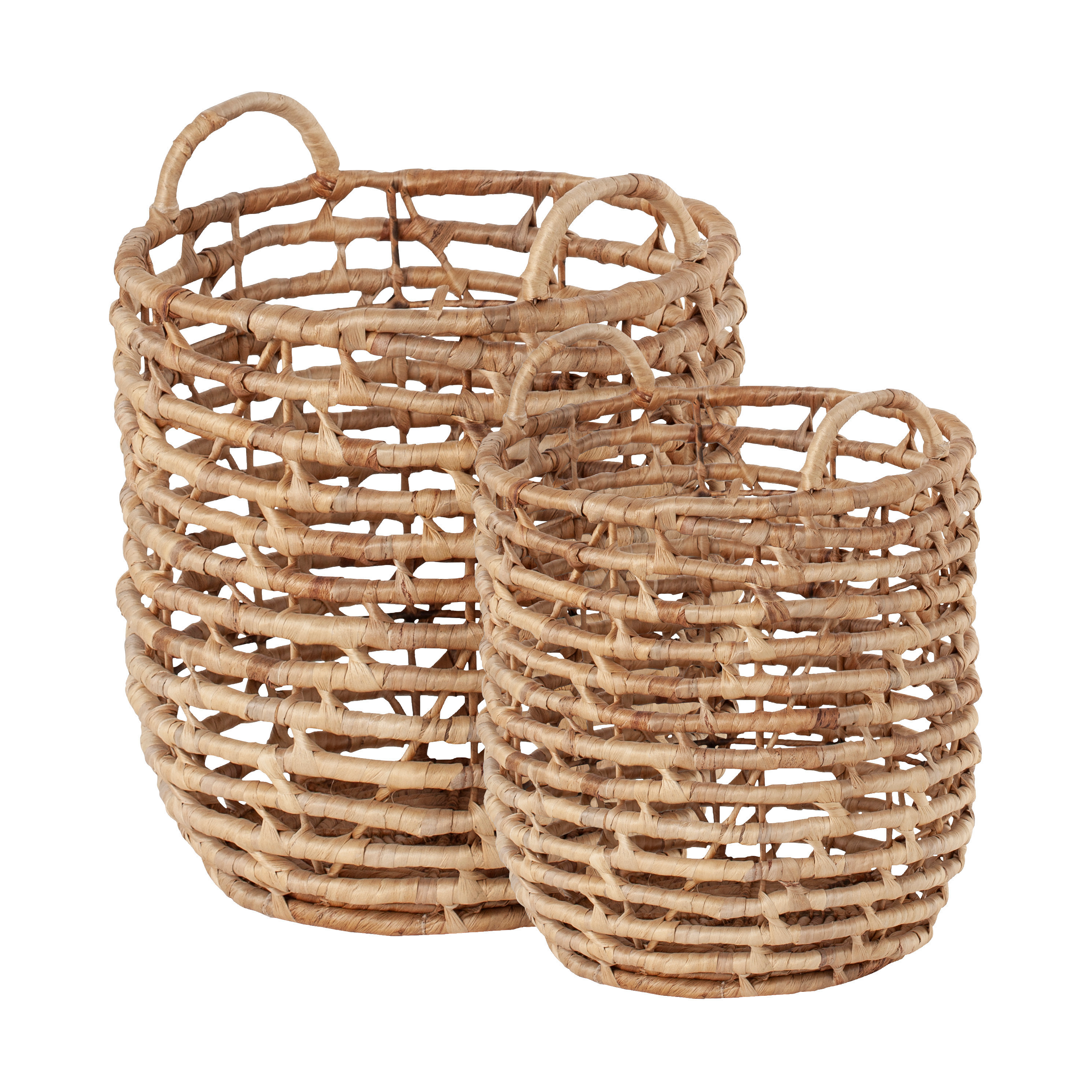 Set de 2 cestas de almacenamiento Lily U-shape open twist.jp{font-size:18px}Natural