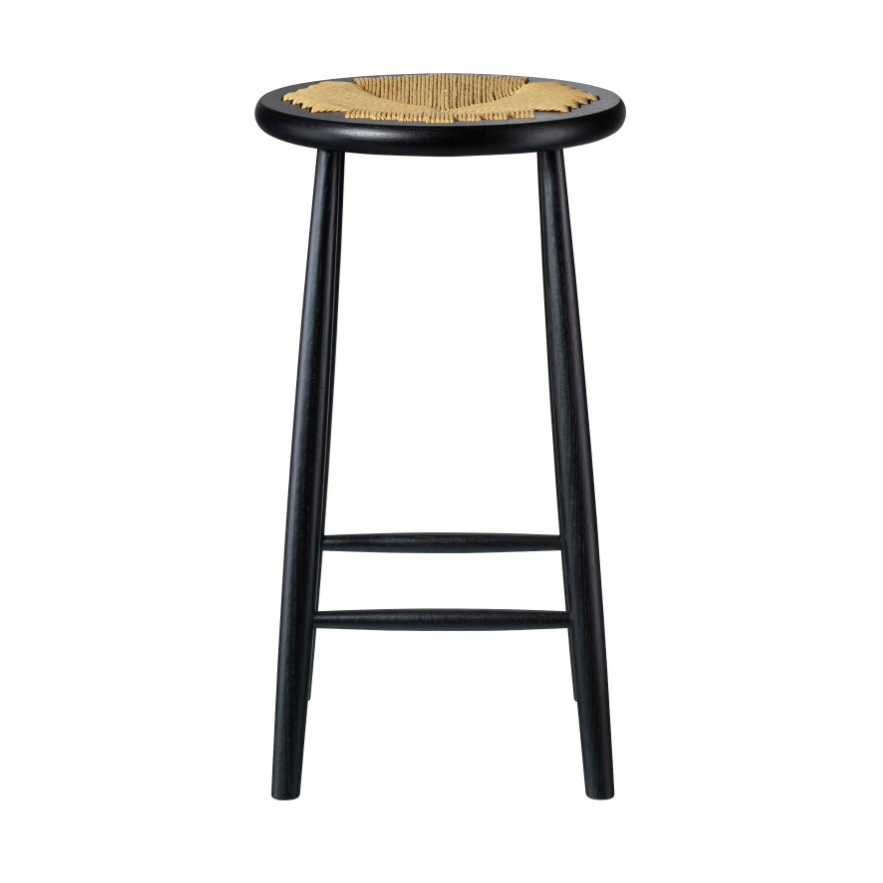 Taburete de bar J165C Counter Round.jt{font-size:18px}Oak black painted-nature