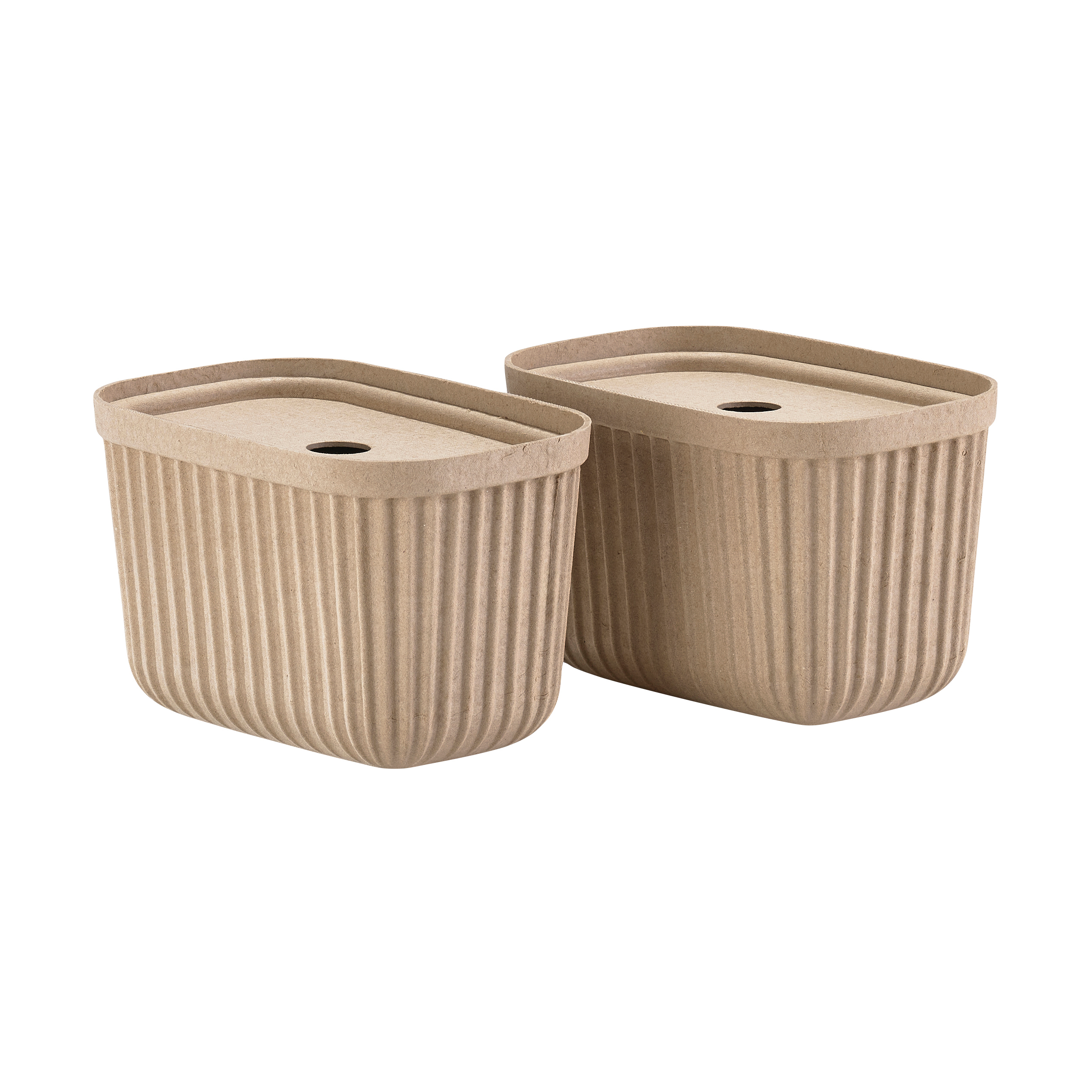 3 Cajas de almacenamiento Pulp 15×23 cm.jq{font-size:18px}Natural Brown