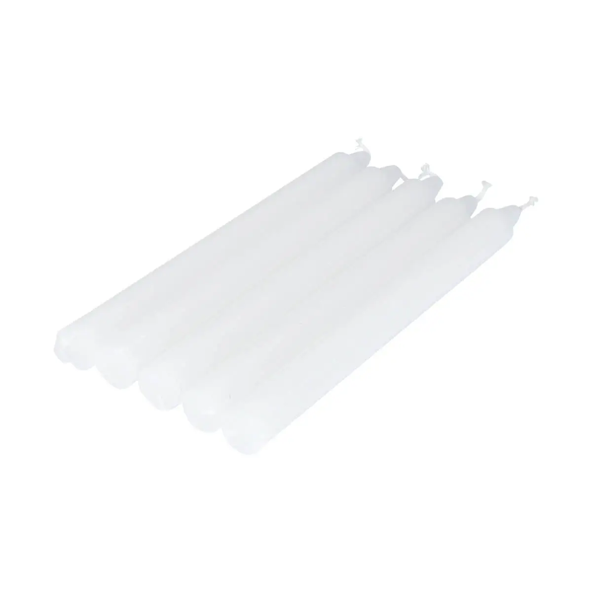 Lot de 5 Bougies Chandelier «Essentiel II» 19cm Blanc