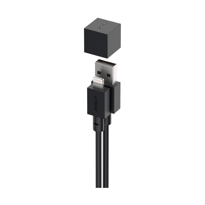 Cable USB-A a Lightning de 1,7 m Cable 1.iy{font-size:18px}Black