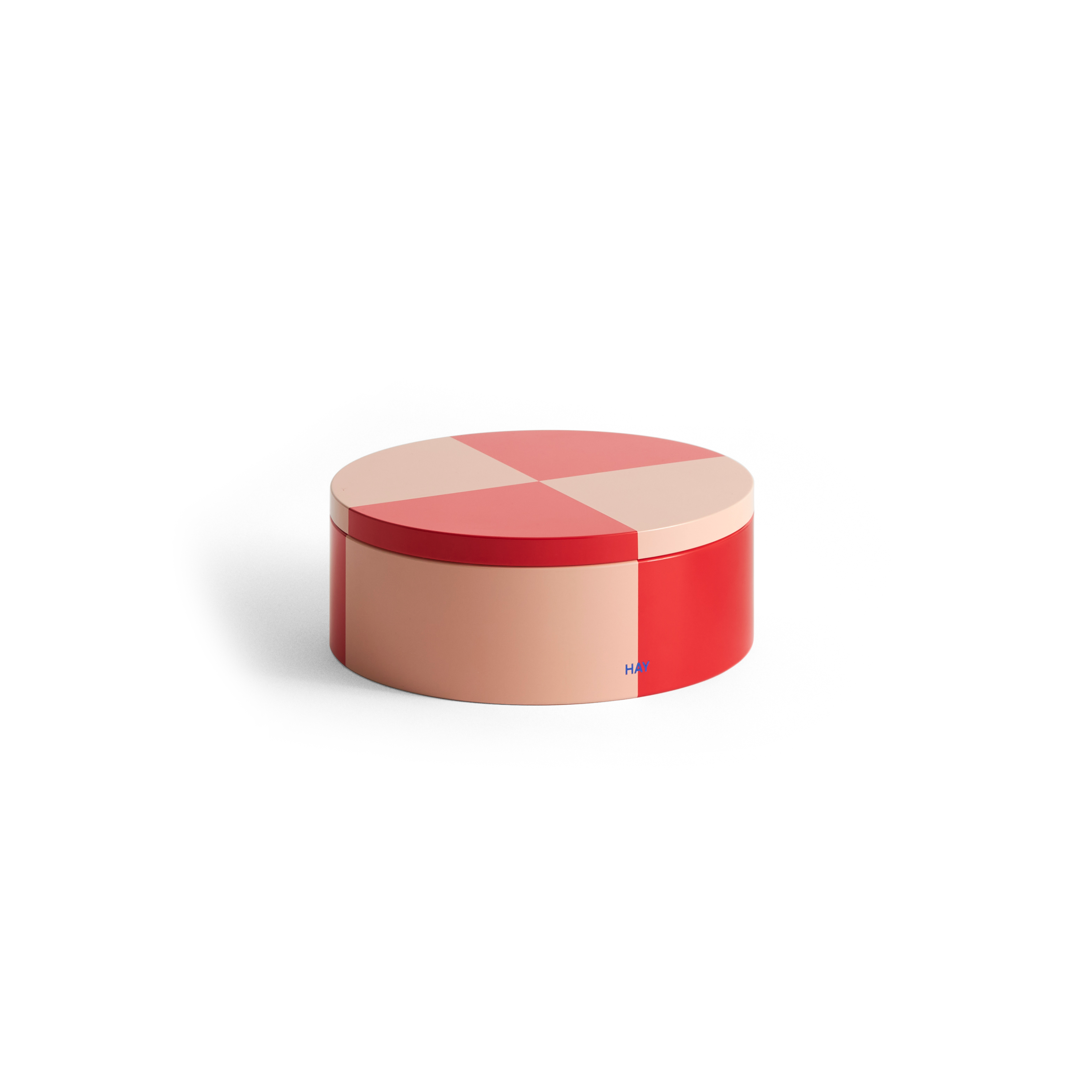 Bote Tin Container.jt{font-size:18px}Round red-soft pink